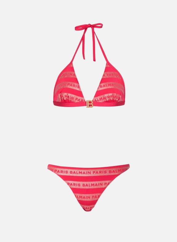 Bikini triangle balmain paris Rouge by BALMAIN BALMAIN Bikini triangle balmain paris Rouge