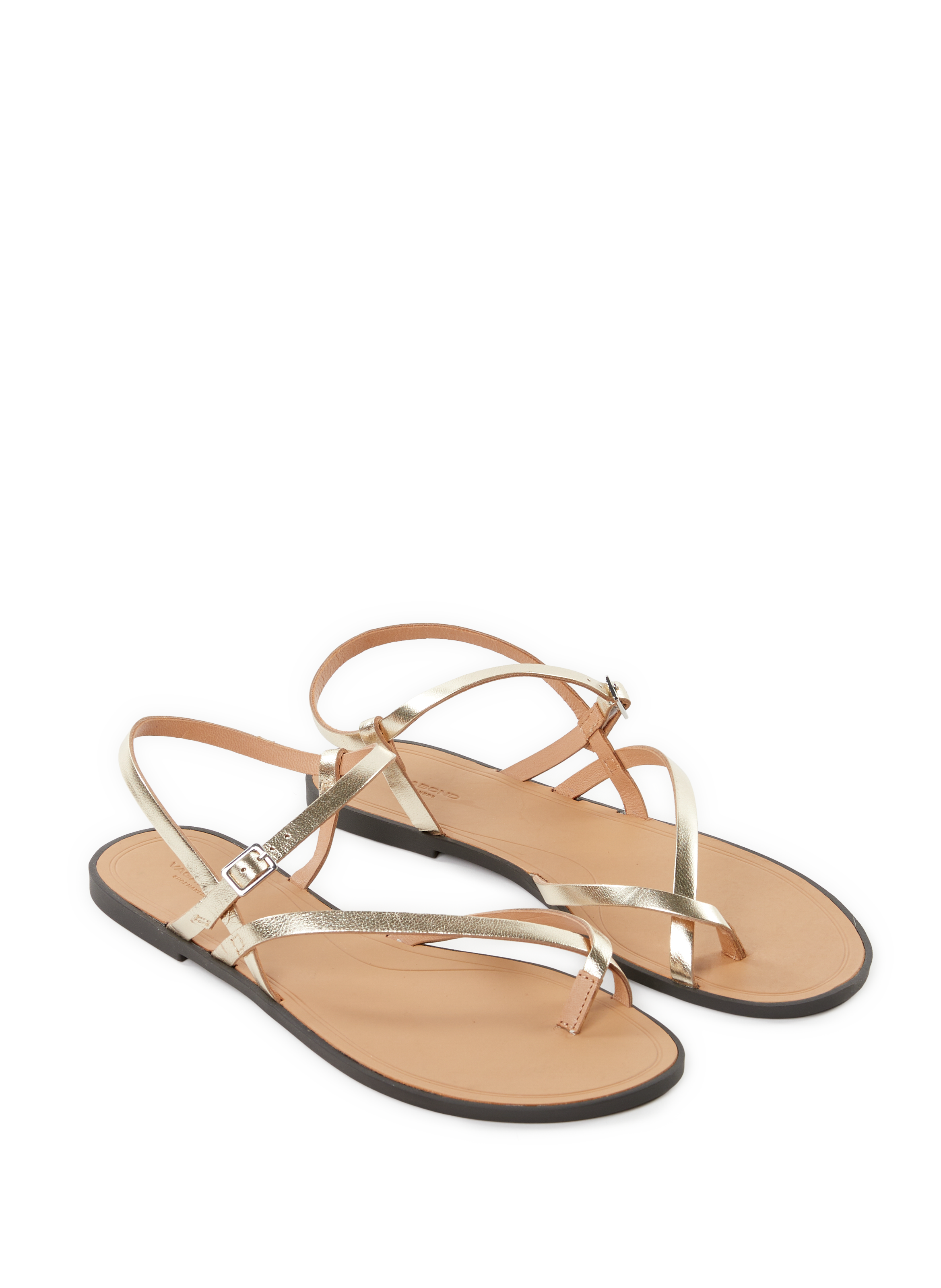 Calfskin leather slingback sandals VAGABOND SHOEMAKERS Golden