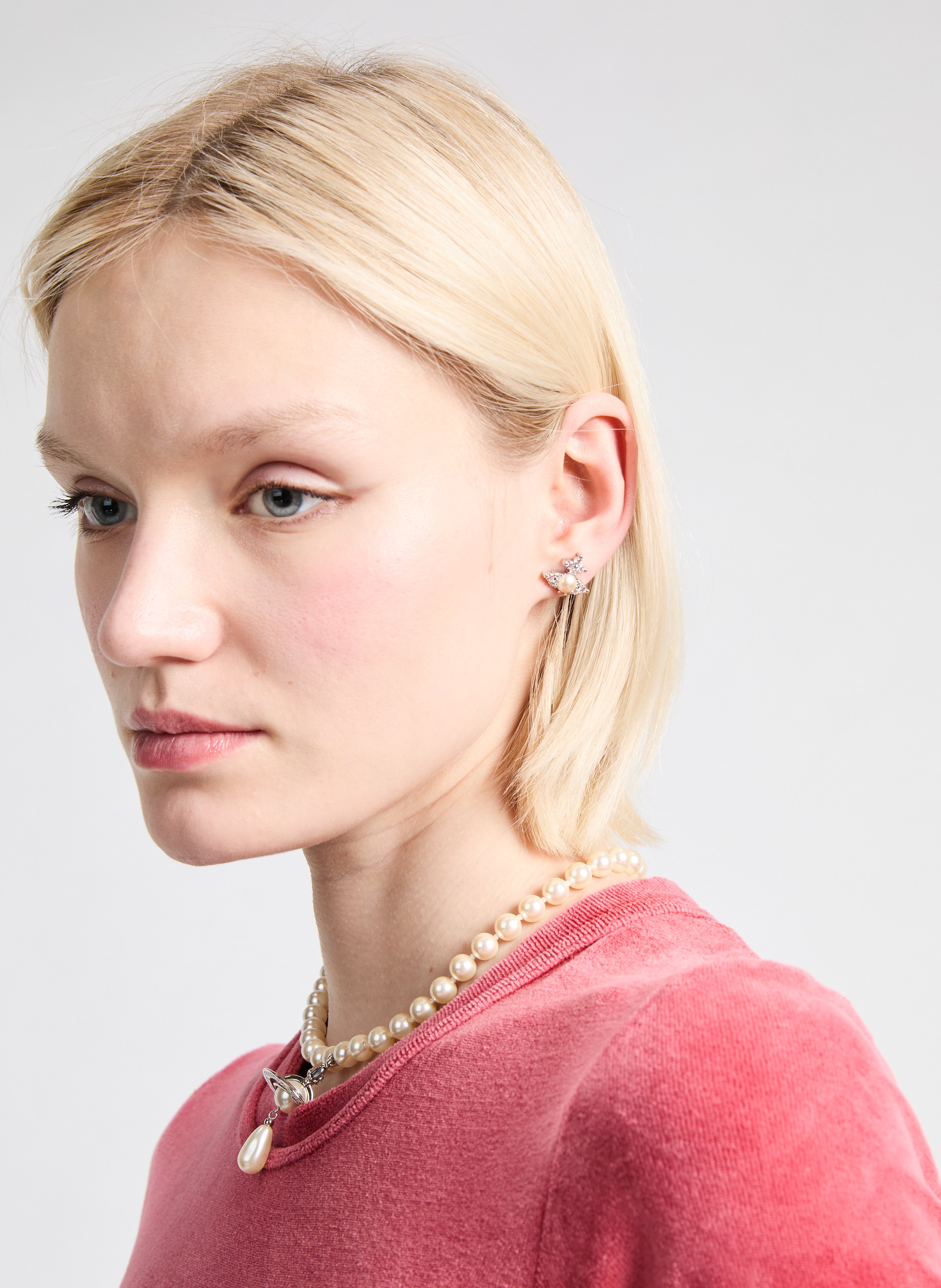 Crystal earrings VIVIENNE WESTWOOD Silver