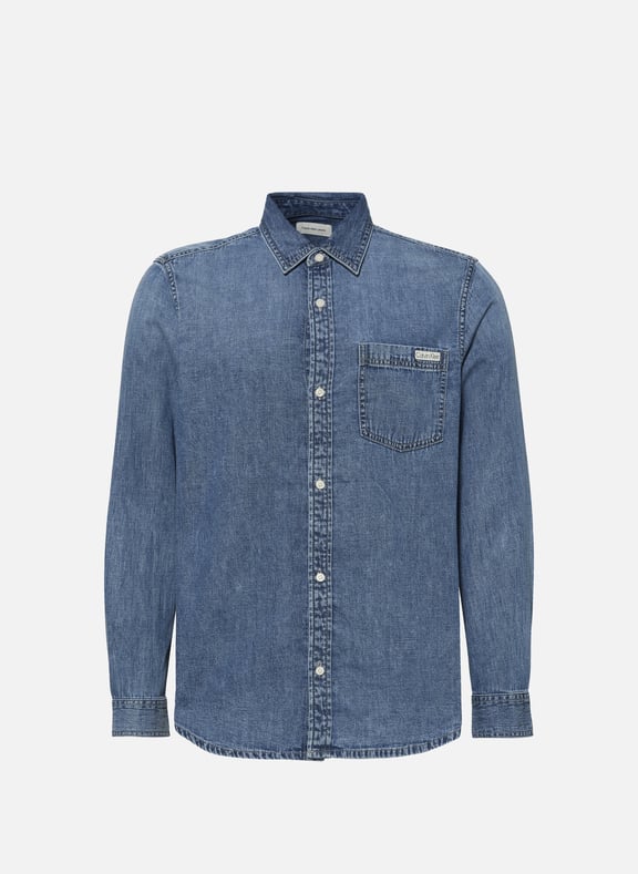 Chemise en jean Bleu by CALVIN KLEIN CALVIN KLEIN Chemise en jean Bleu