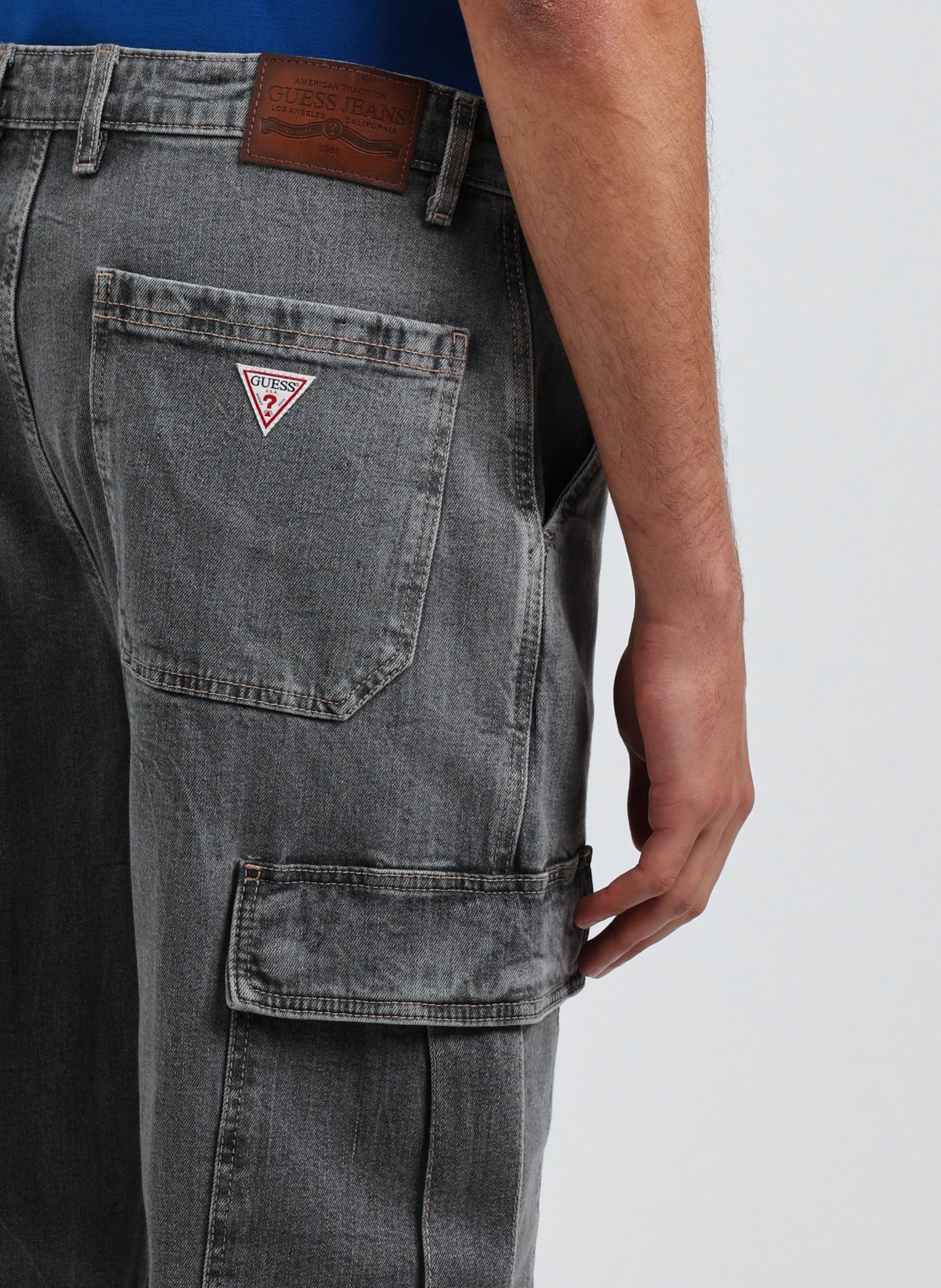 Cargo-style jeans GUESS Grey