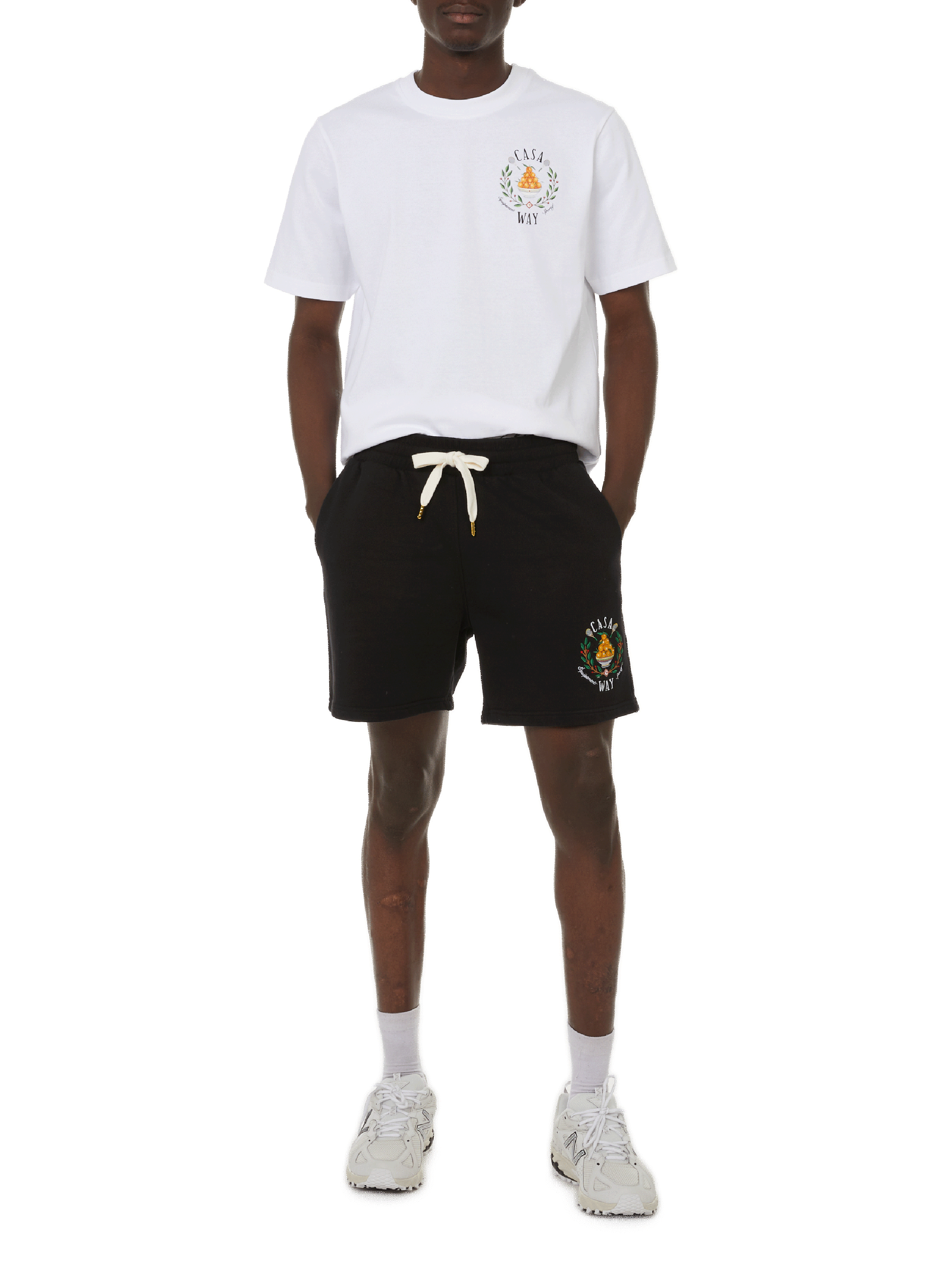 Printed cotton T-shirt  CASABLANCA PARIS White