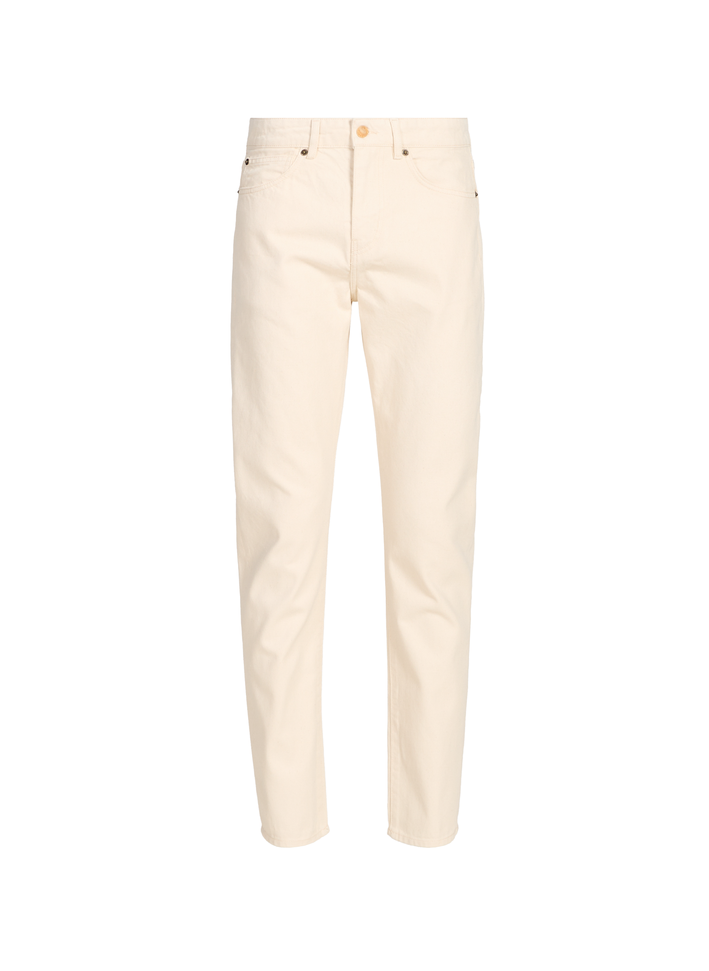Straight cotton trousers FAGUO Beige