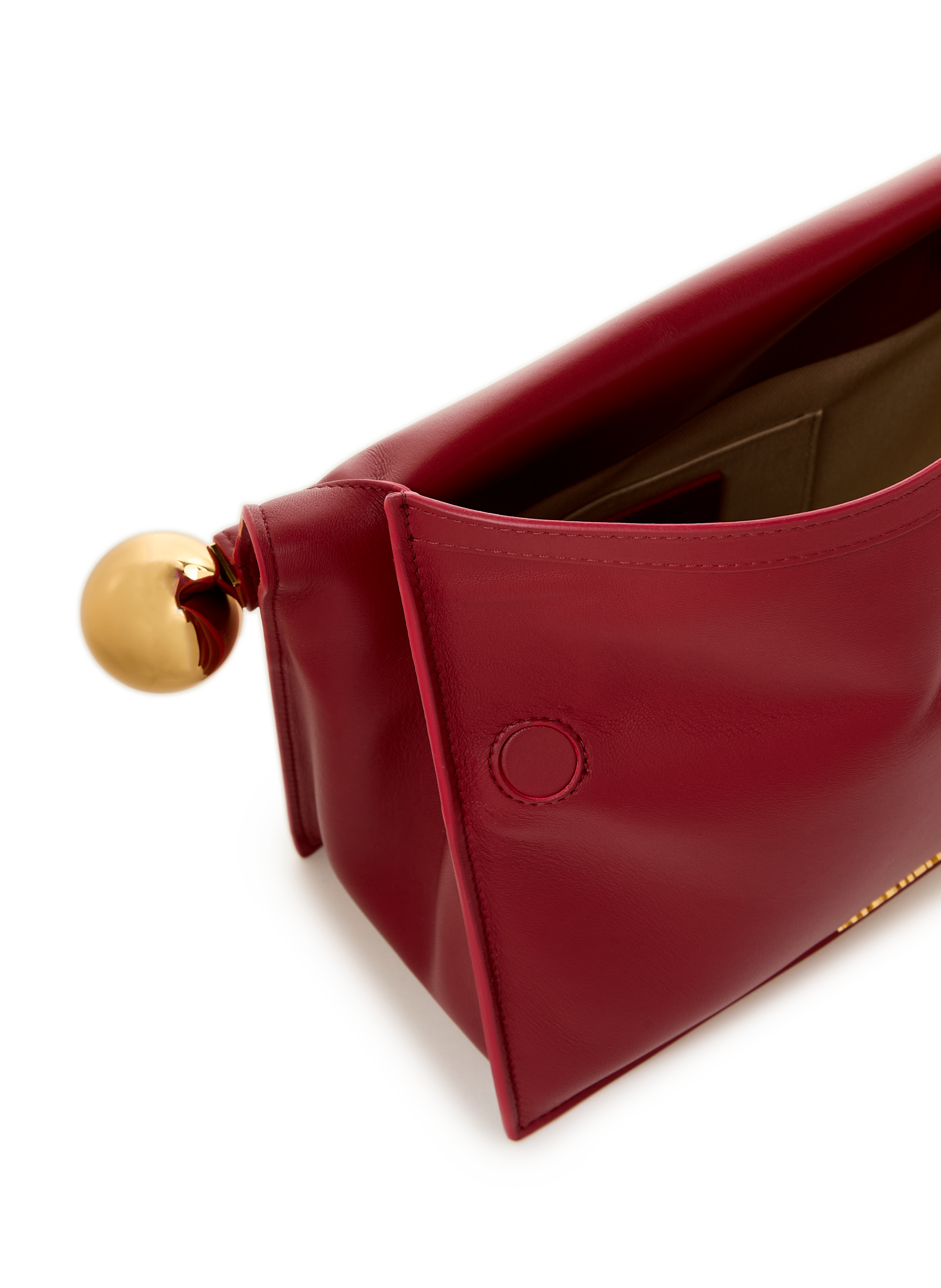 La Pochette Rond Carré clutch  JACQUEMUS Red