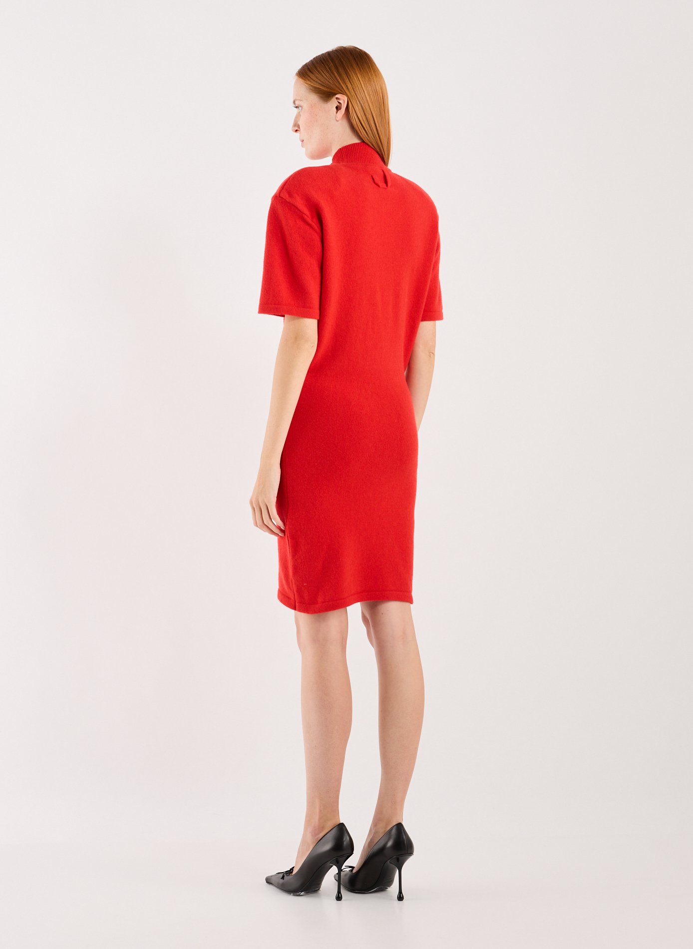 Midi wool and cashmere dress JACQUEMUS Red