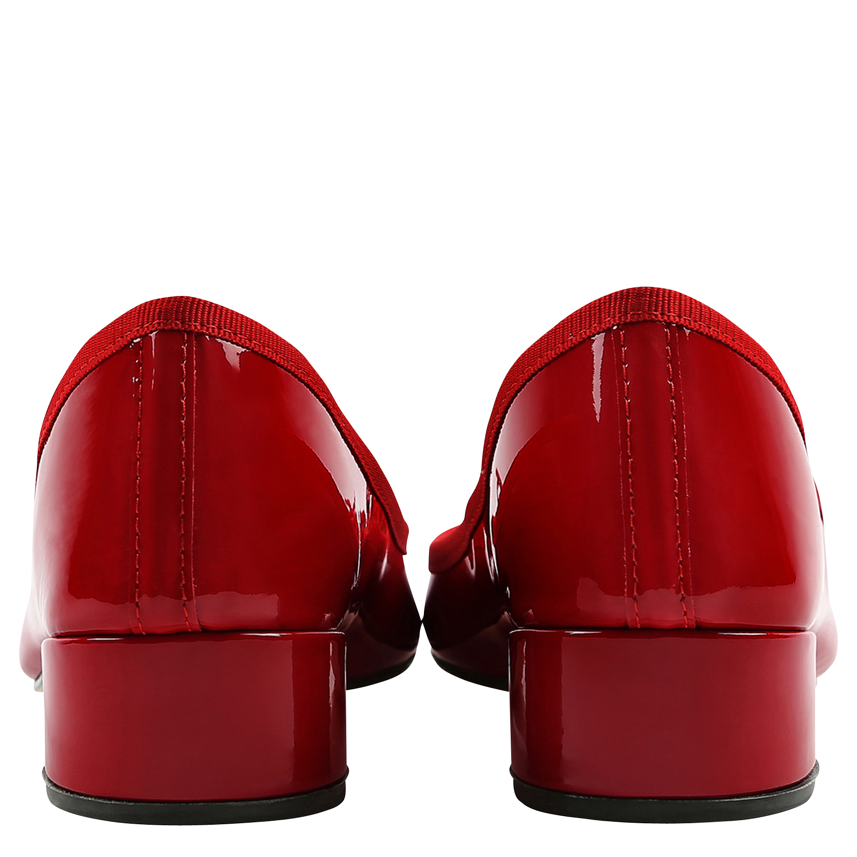 Ballerines en cuir vernis camille REPETTO Rouge