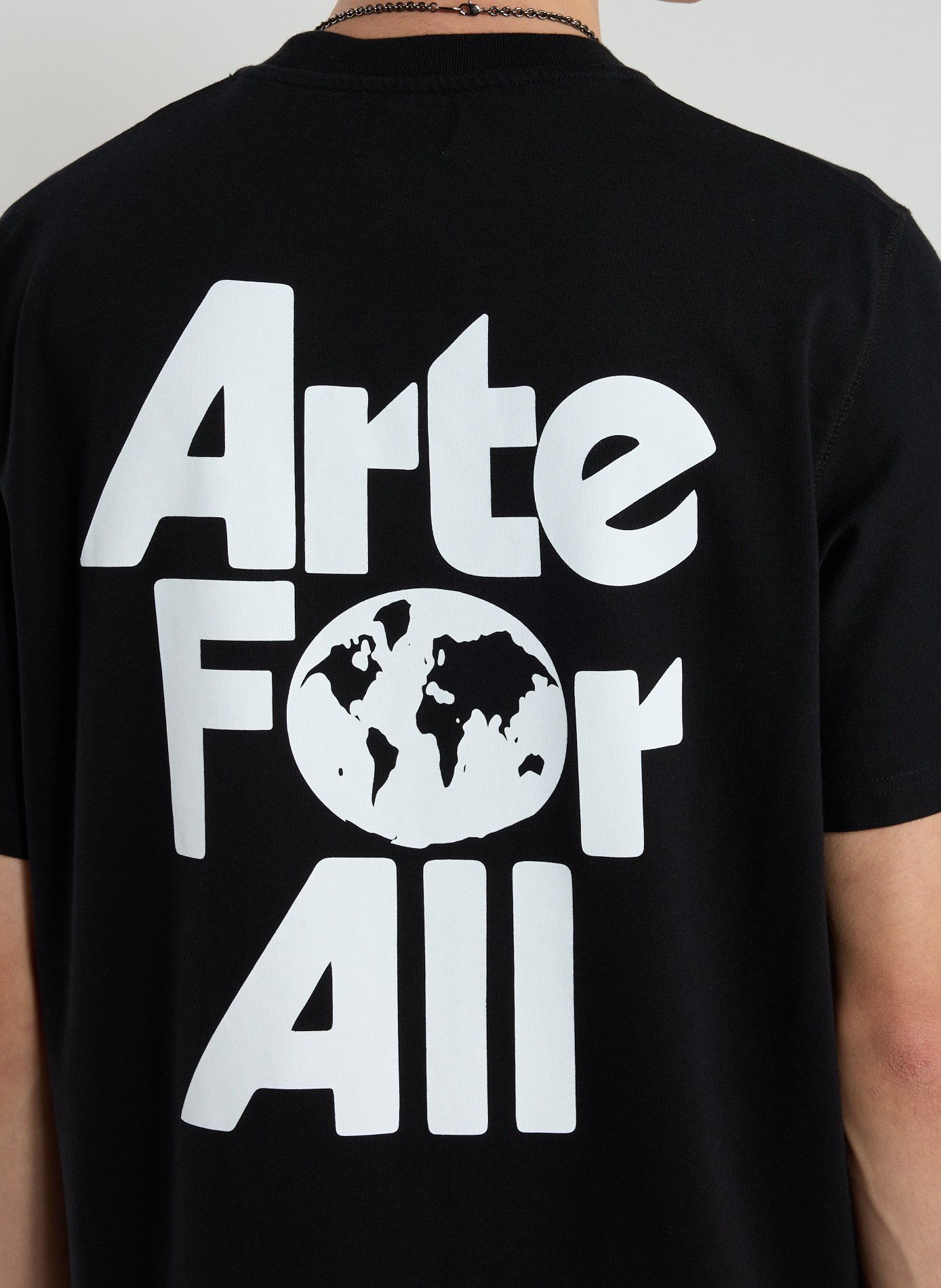 Cotton round-neck T-shirt ARTE ANTWERP Black