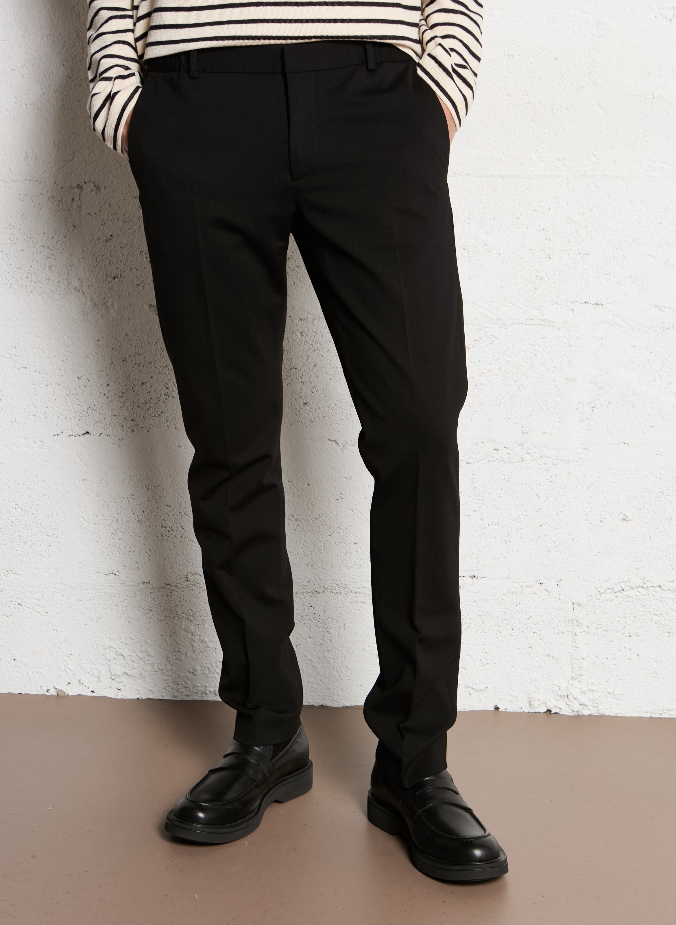 Pantalon de tailleur slim IKKS Noir