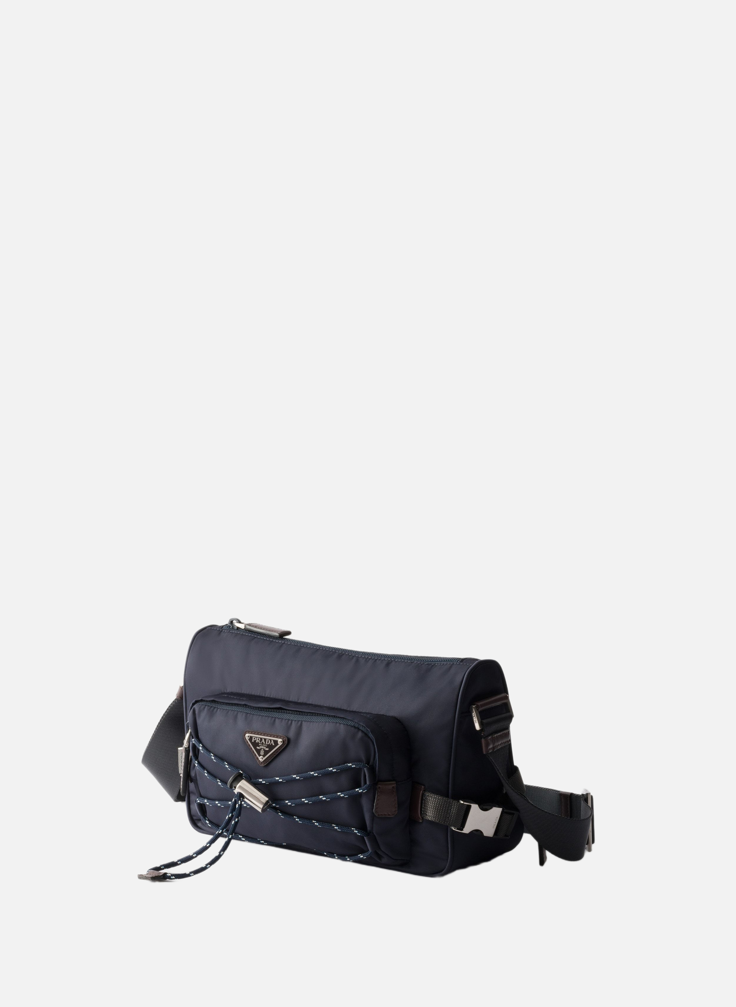 Sac porté épaule prada speedrock en re-nylon et cu PRADA Bleu