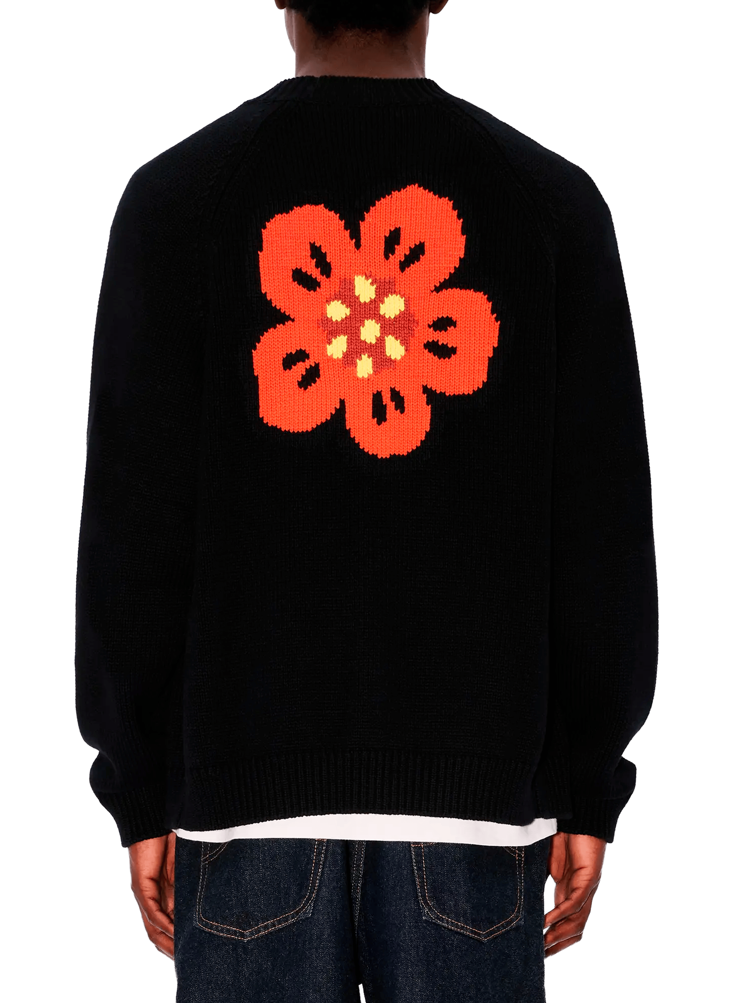 Wool blend Cardigan KENZO Black