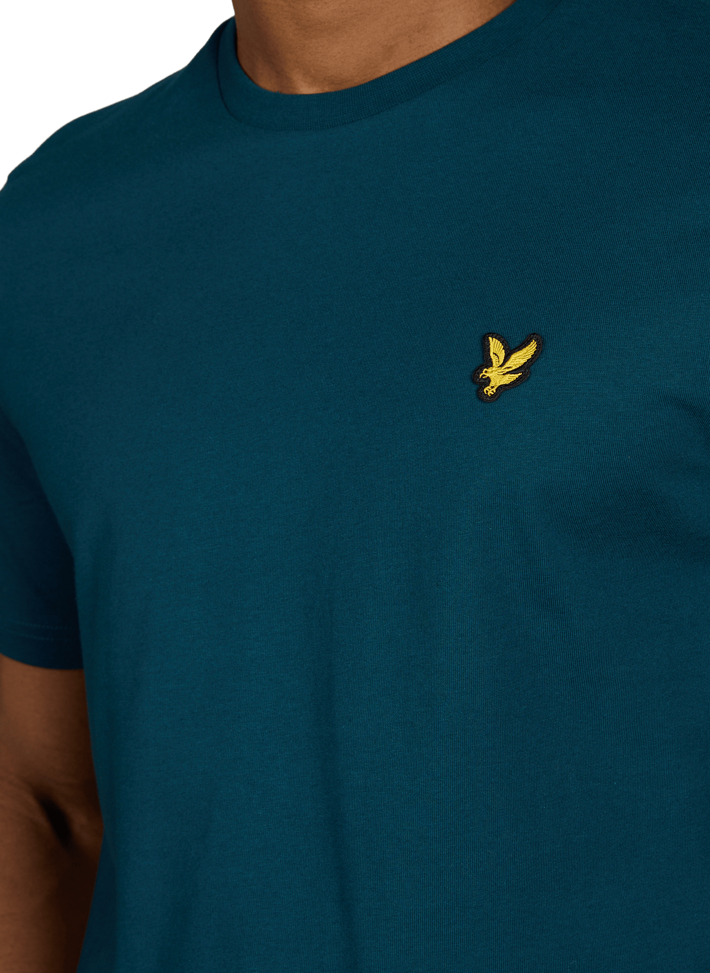 T-shirt à col rond en coton LYLE & SCOTT Vert
