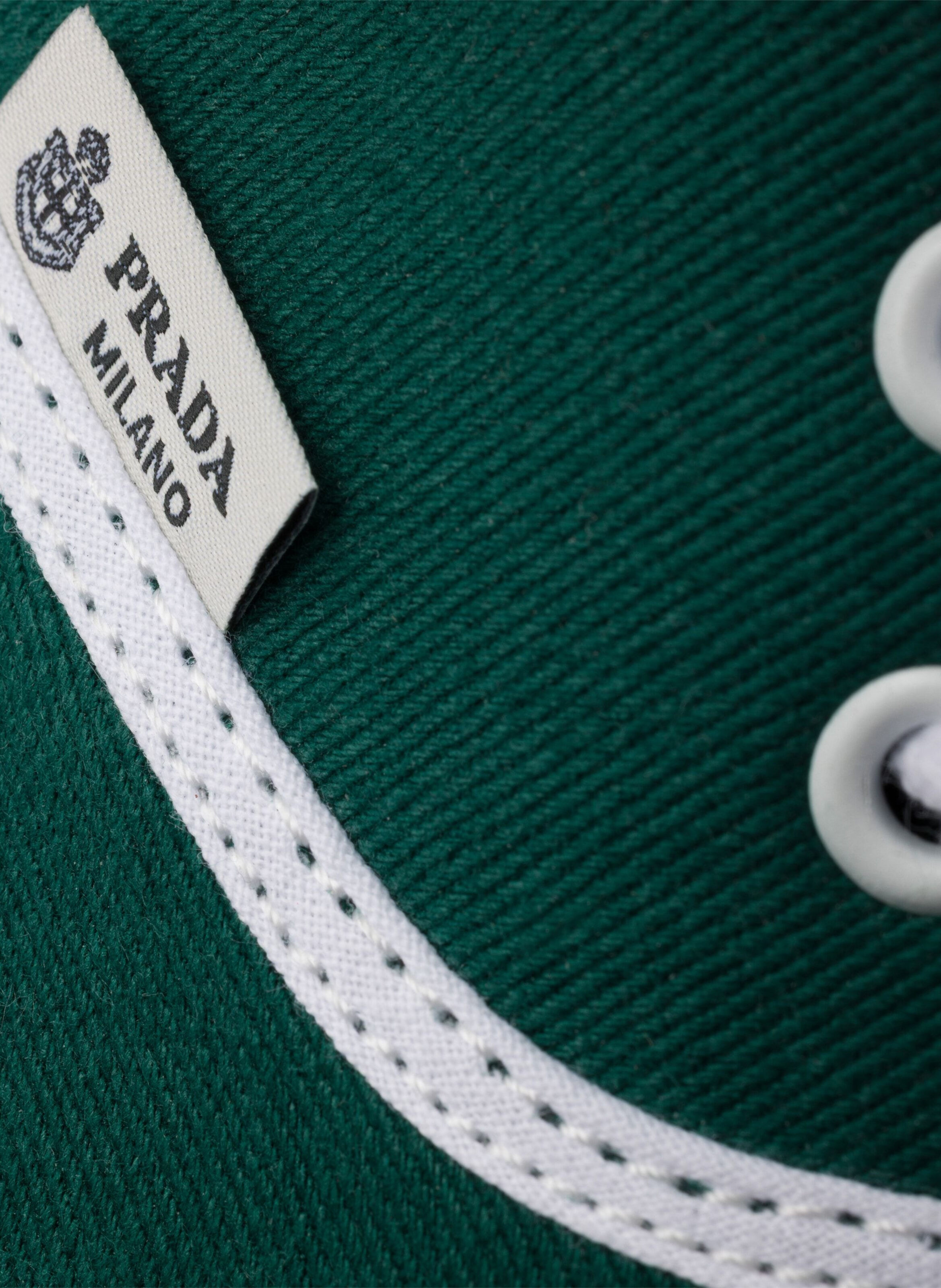 Baskets en tissu PRADA Vert