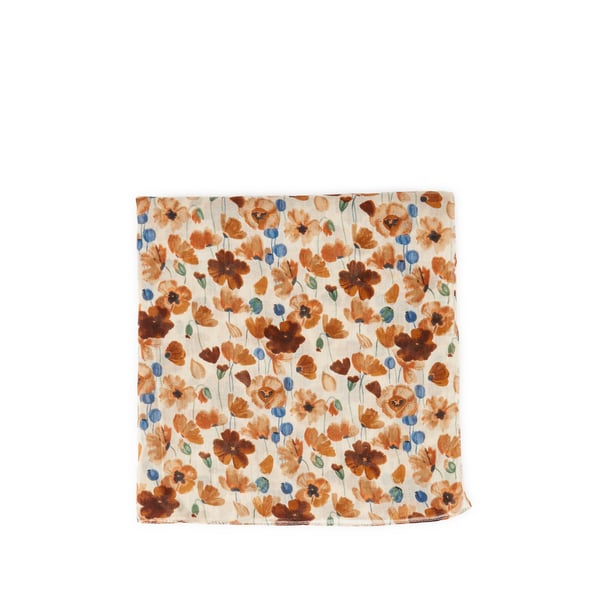 Etole imprimé fleuri en coton Etole imprimé fleuri en coton