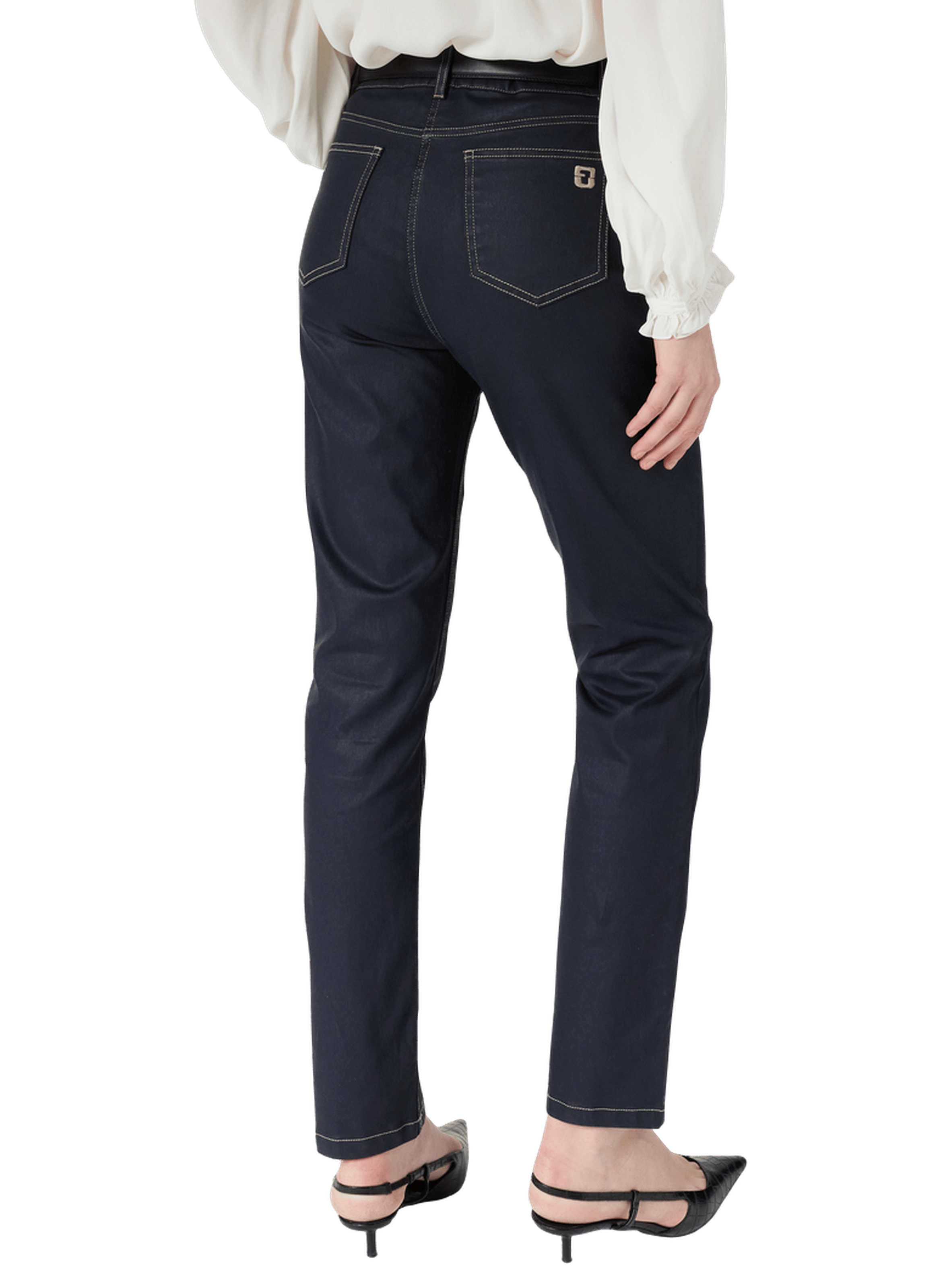 Jean slim enduit - aya GERARD DAREL Bleu