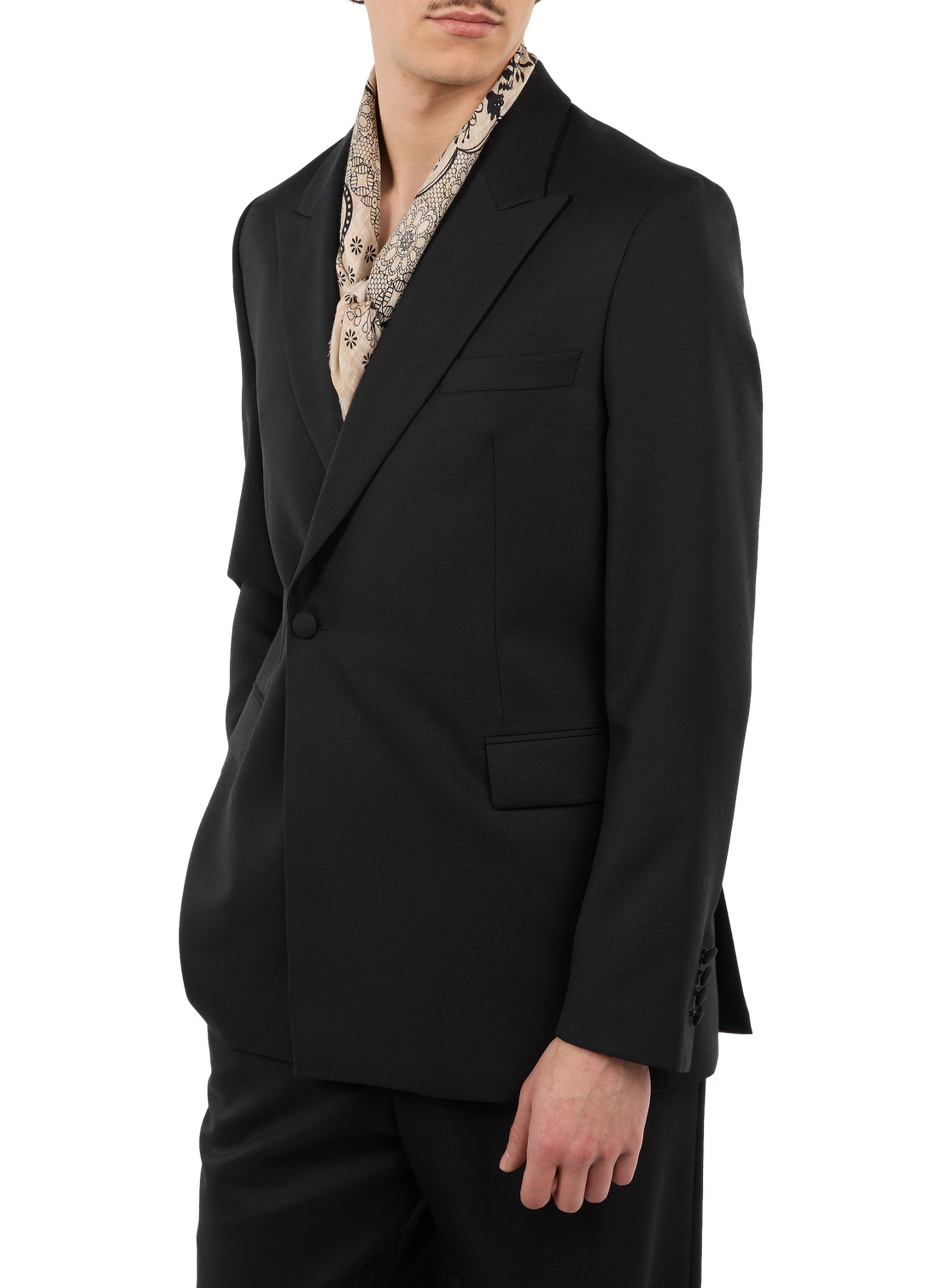 Veste de costume Grain en laine SAISON 1865 Noir