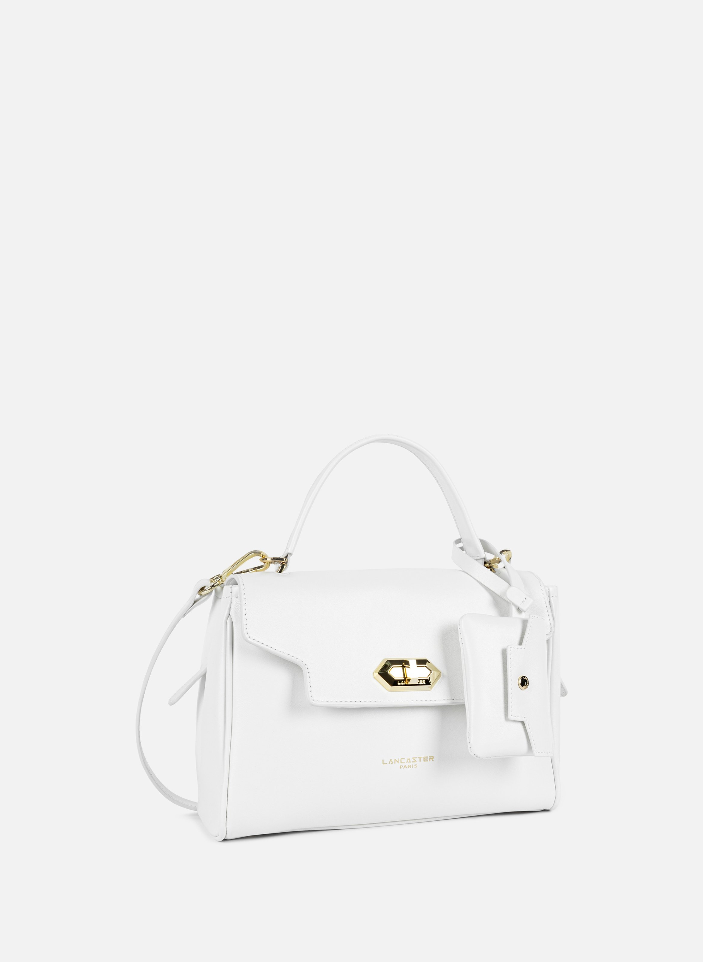 M handbag - mademoiselle grace LANCASTER White