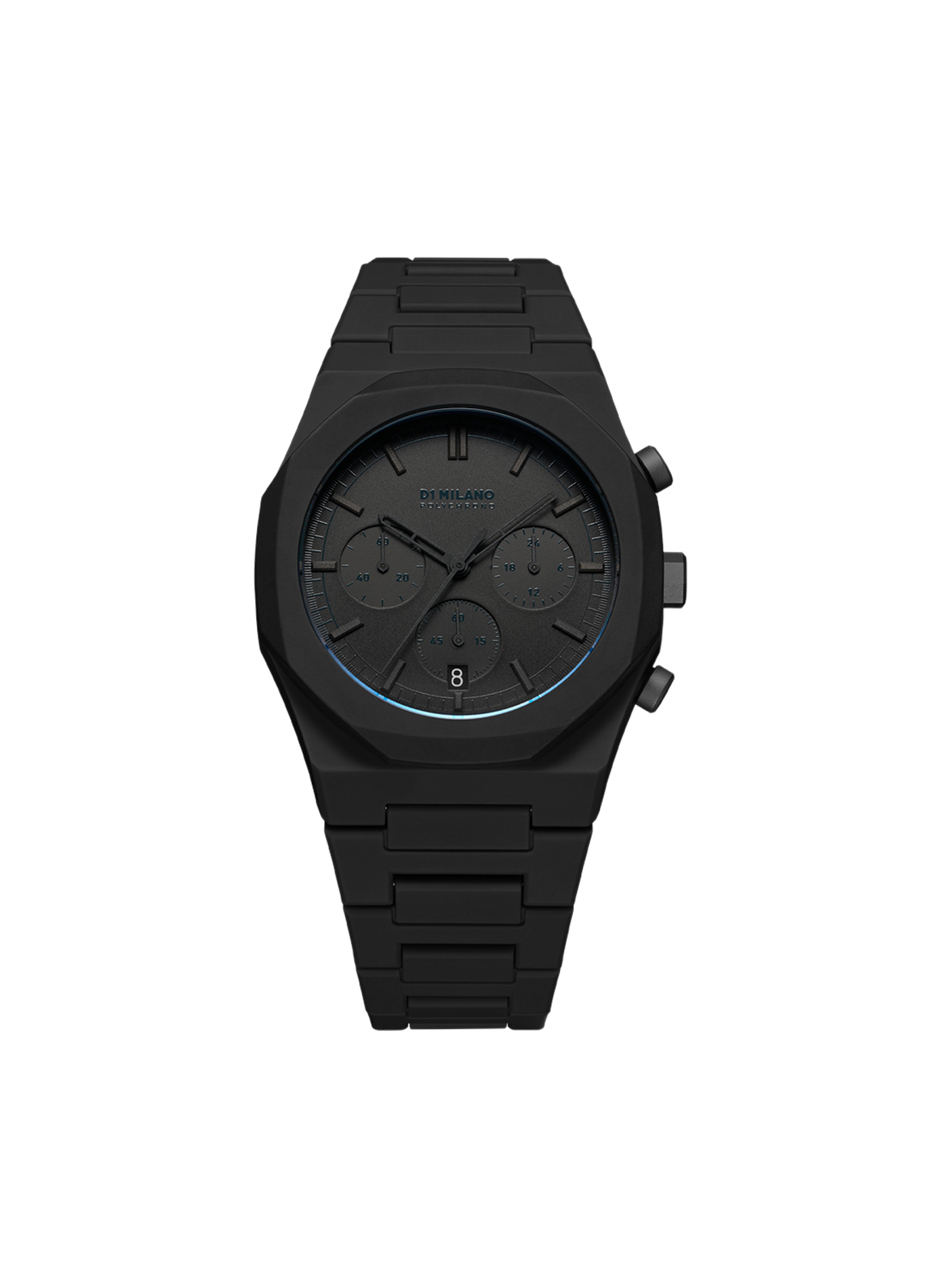 Montre Shadow en polycarbonate D1 MILANO Noir