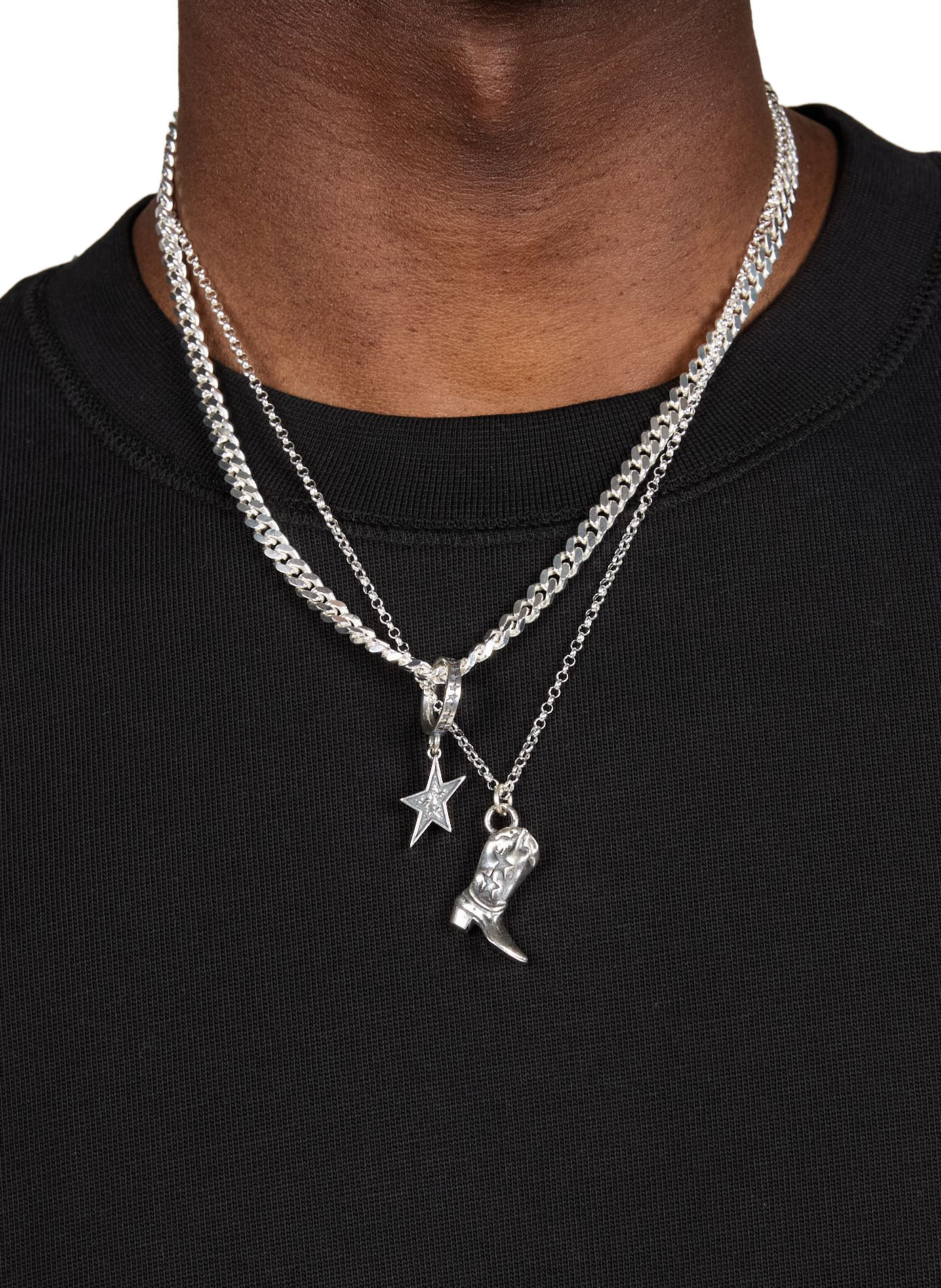 Stivaletti a catena doppia in argento TWO JEYS Argento