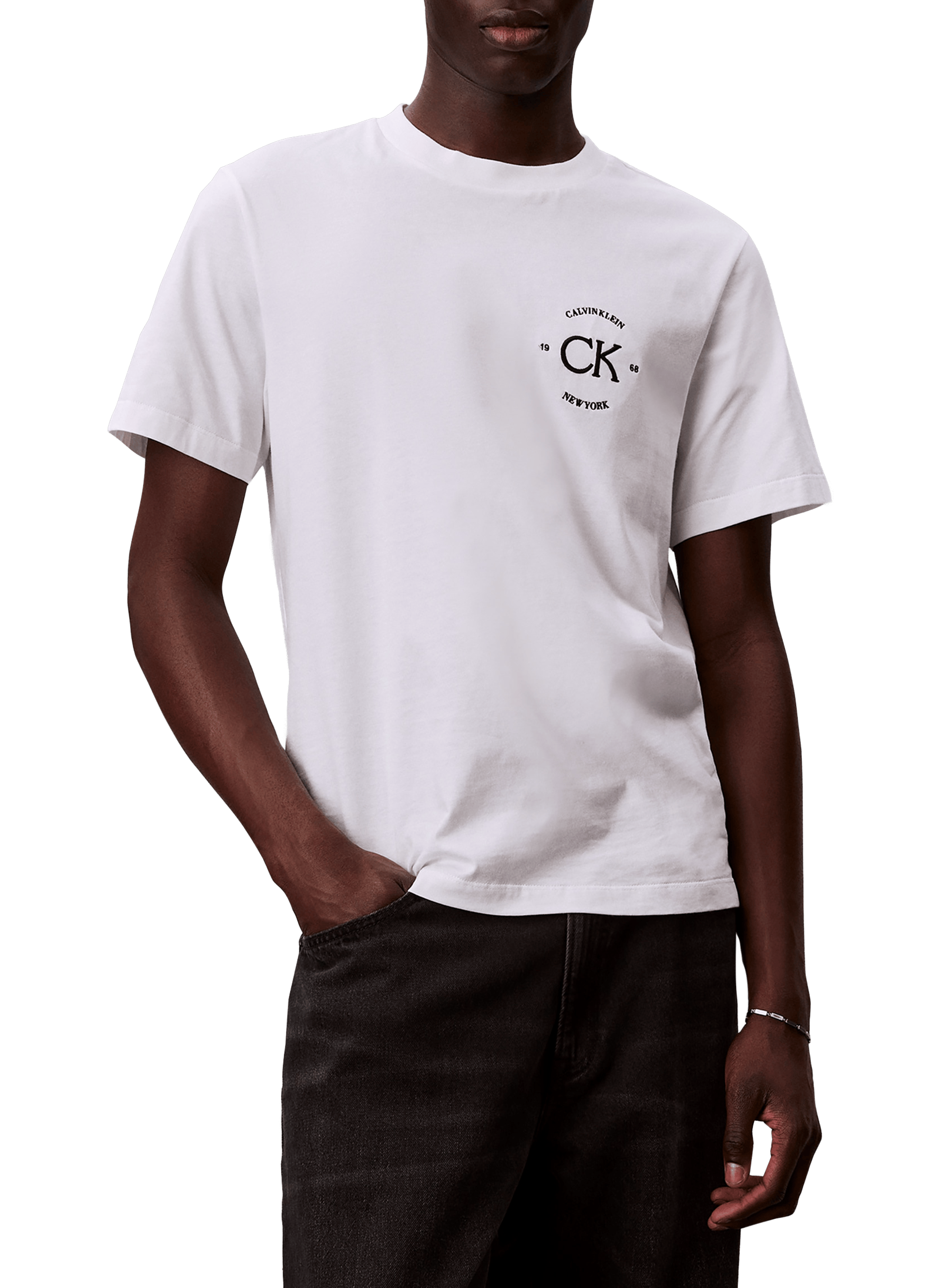 Cotton Logo T-shirt CALVIN KLEIN White