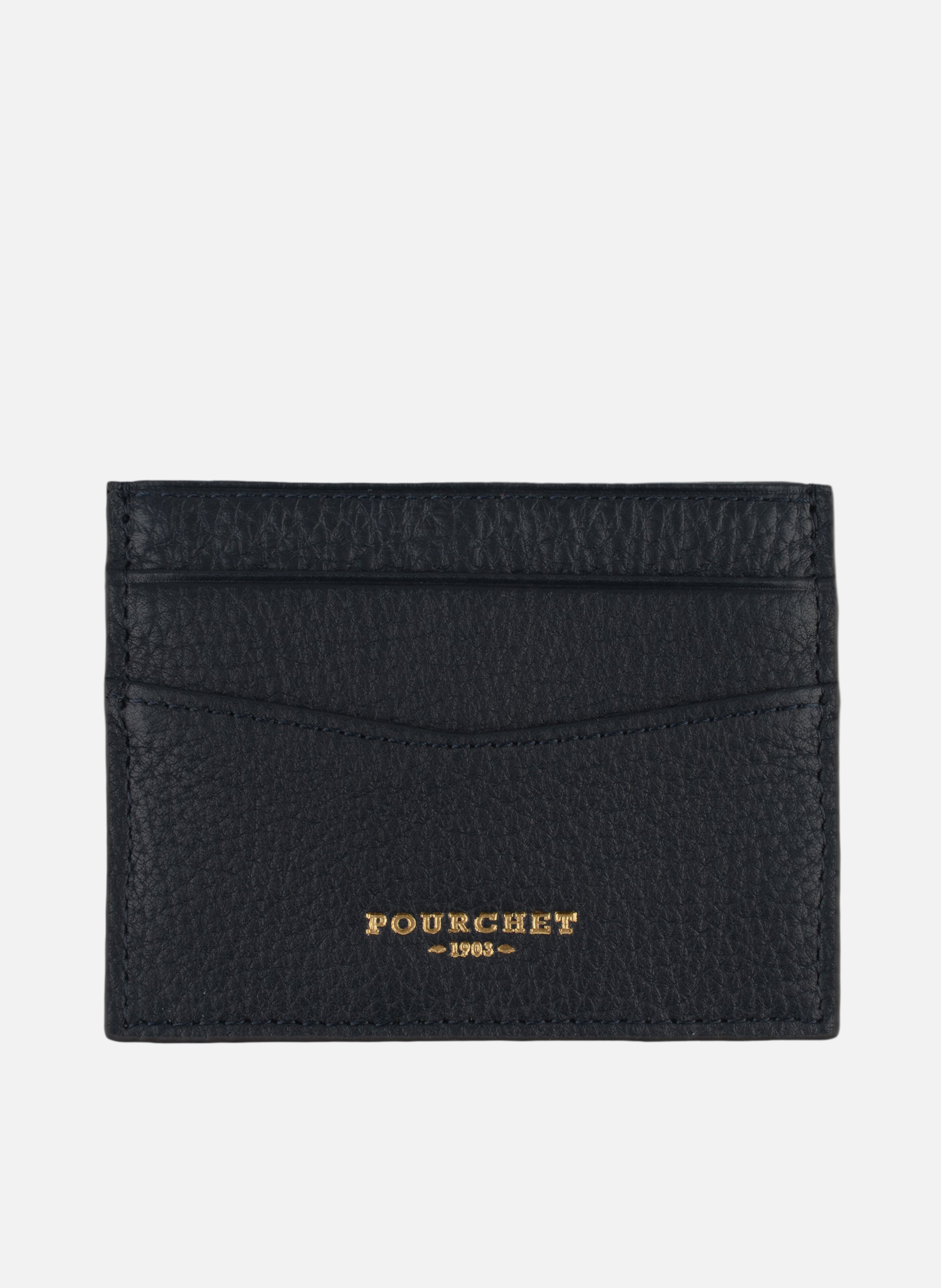 Club | porte-cartes en cuir de vachette  Marine