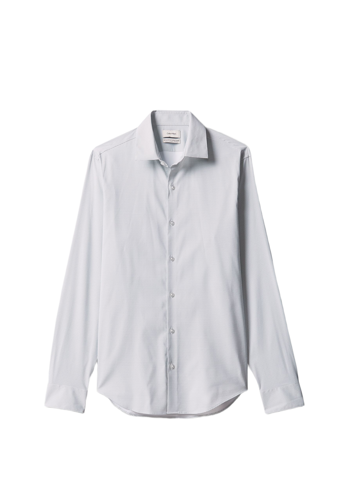 Straight blouse with graphic print CALVIN KLEIN Green