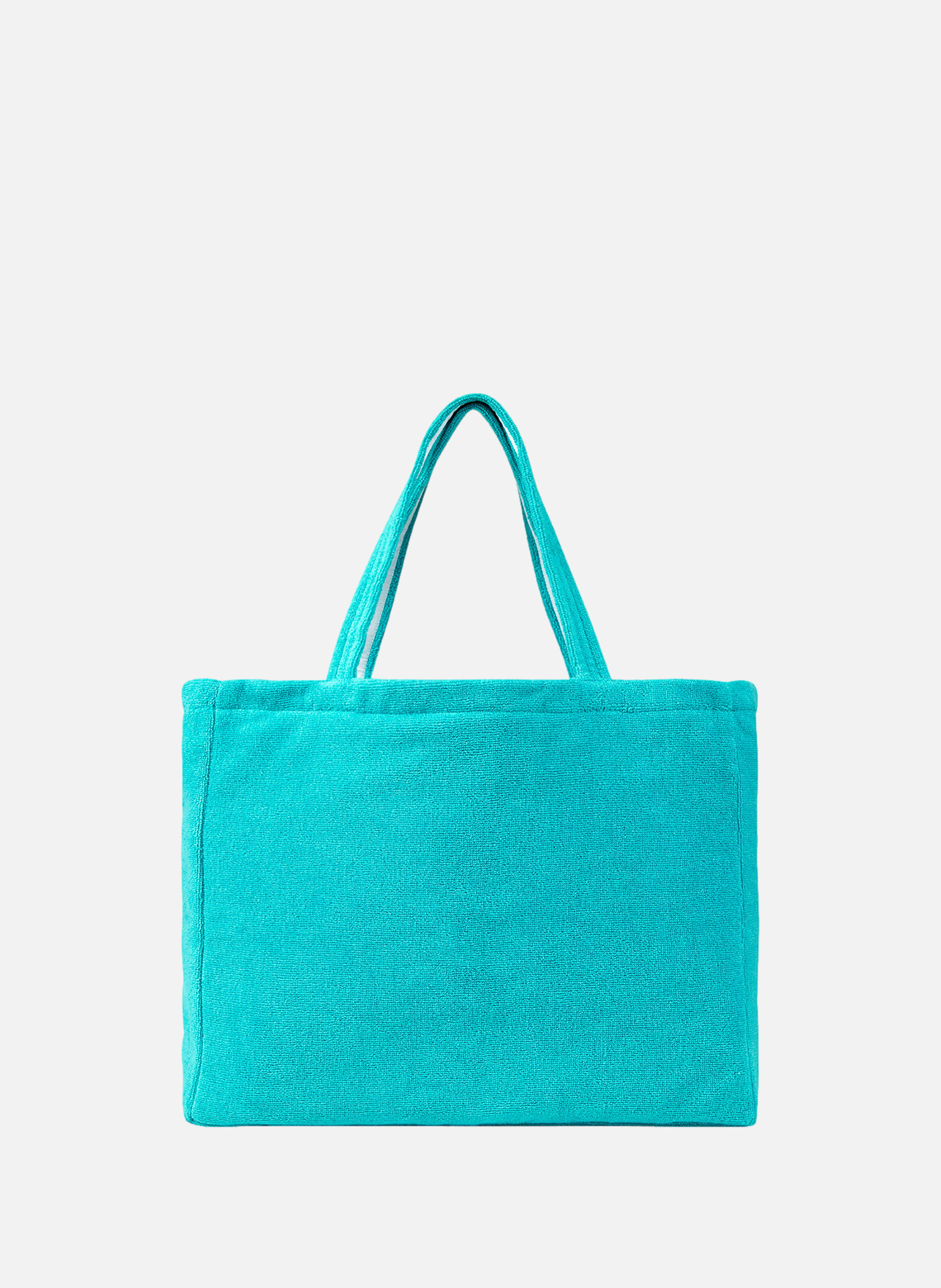 Sac plage  en coton, croisière YVES DELORME Bleu