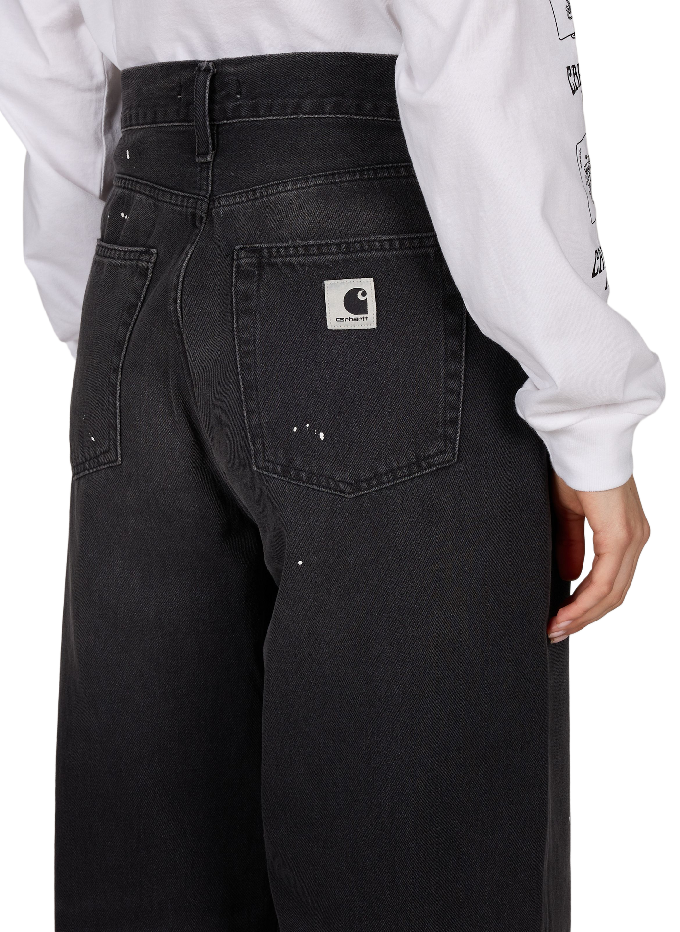 Arin Baumwoll-Jeans CARHARTT WIP Schwarz