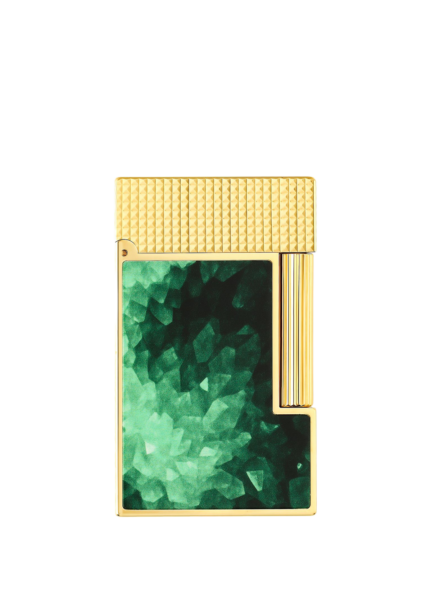 Lackierter Feuerzeugstoff 2 Geode S.T. DUPONT Grun
