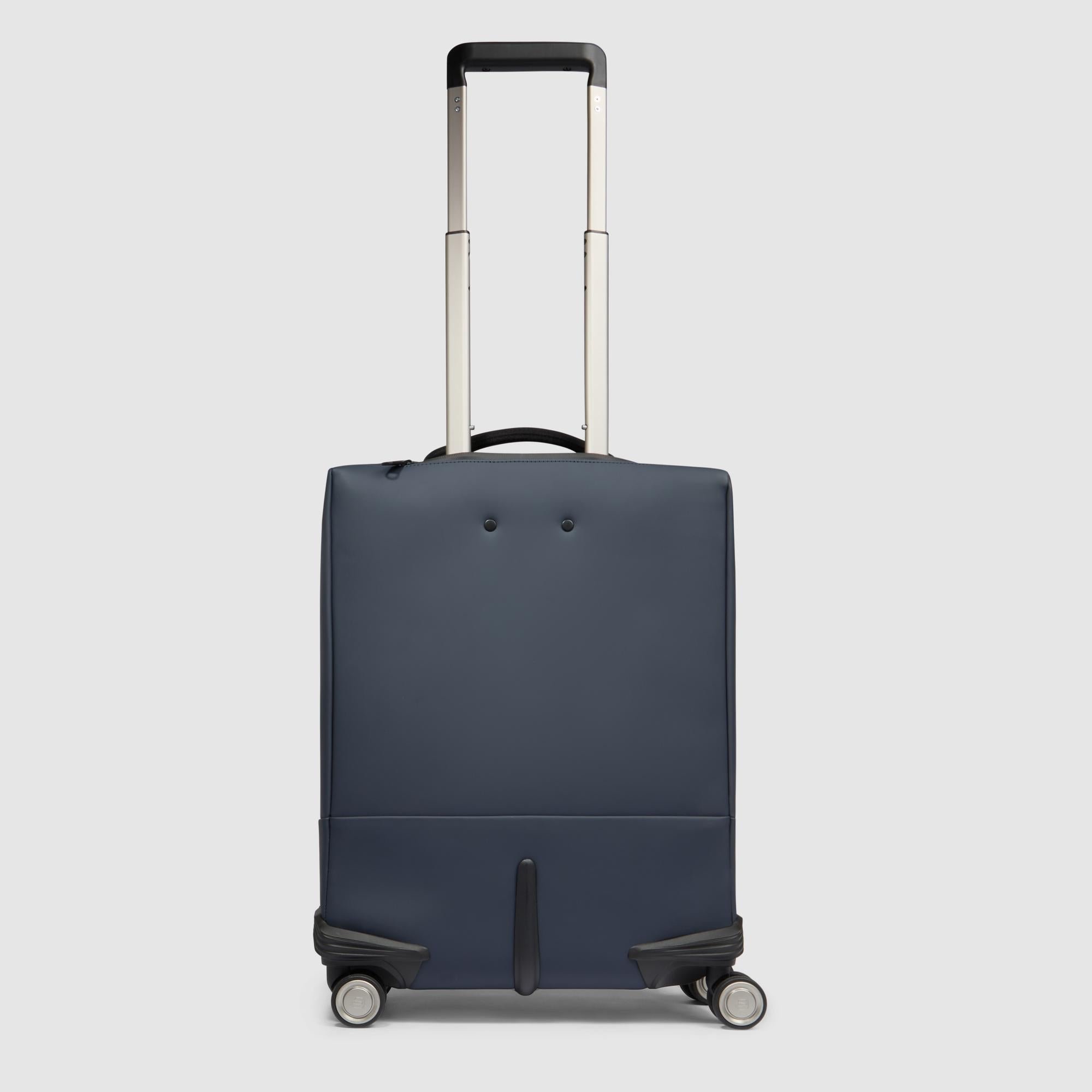 Slanke waterafstotende handbagagekoffer met 4 wielen PIQUADRO Blauw
