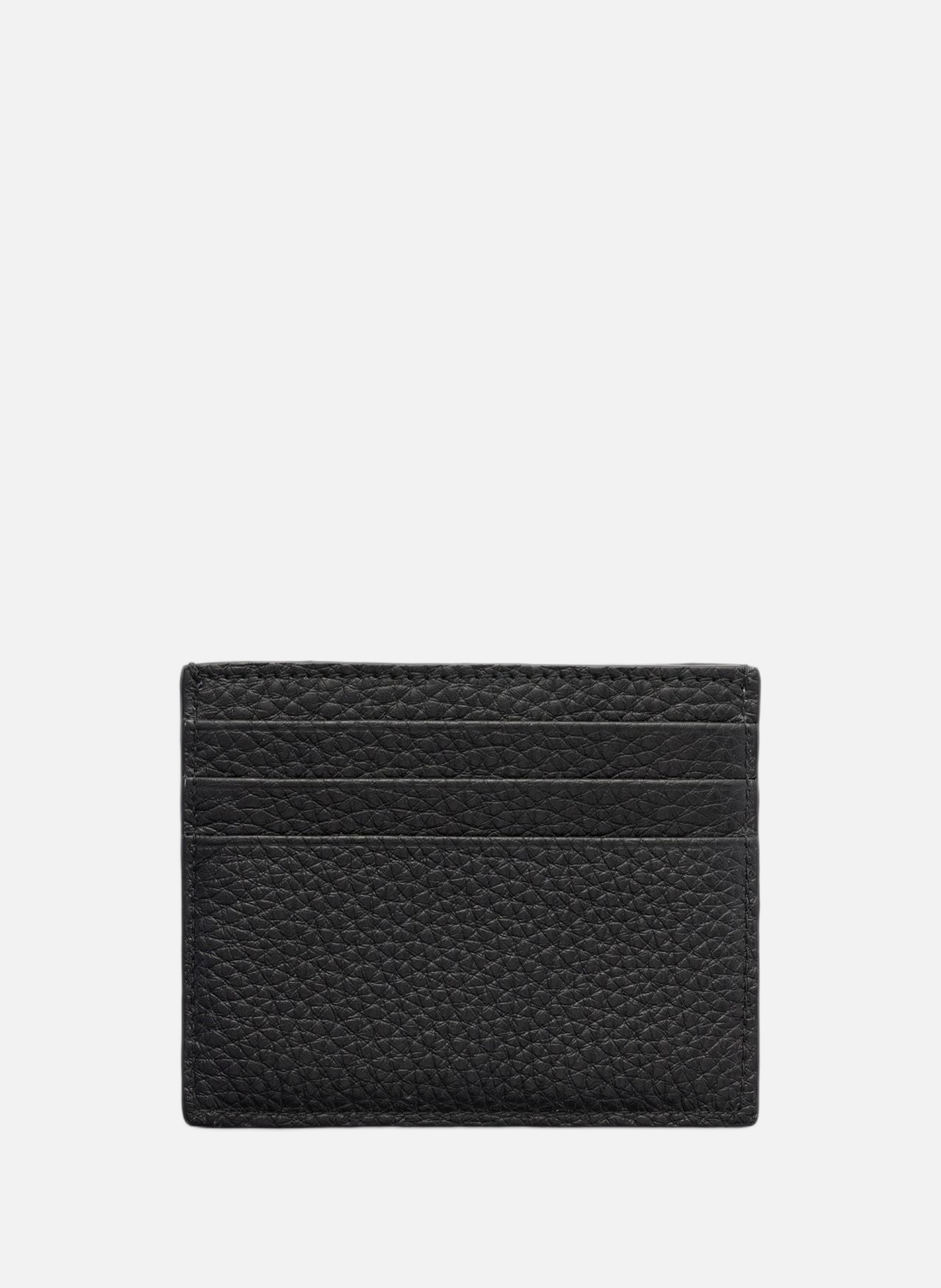 Porte-cartes en cuir PRADA Noir