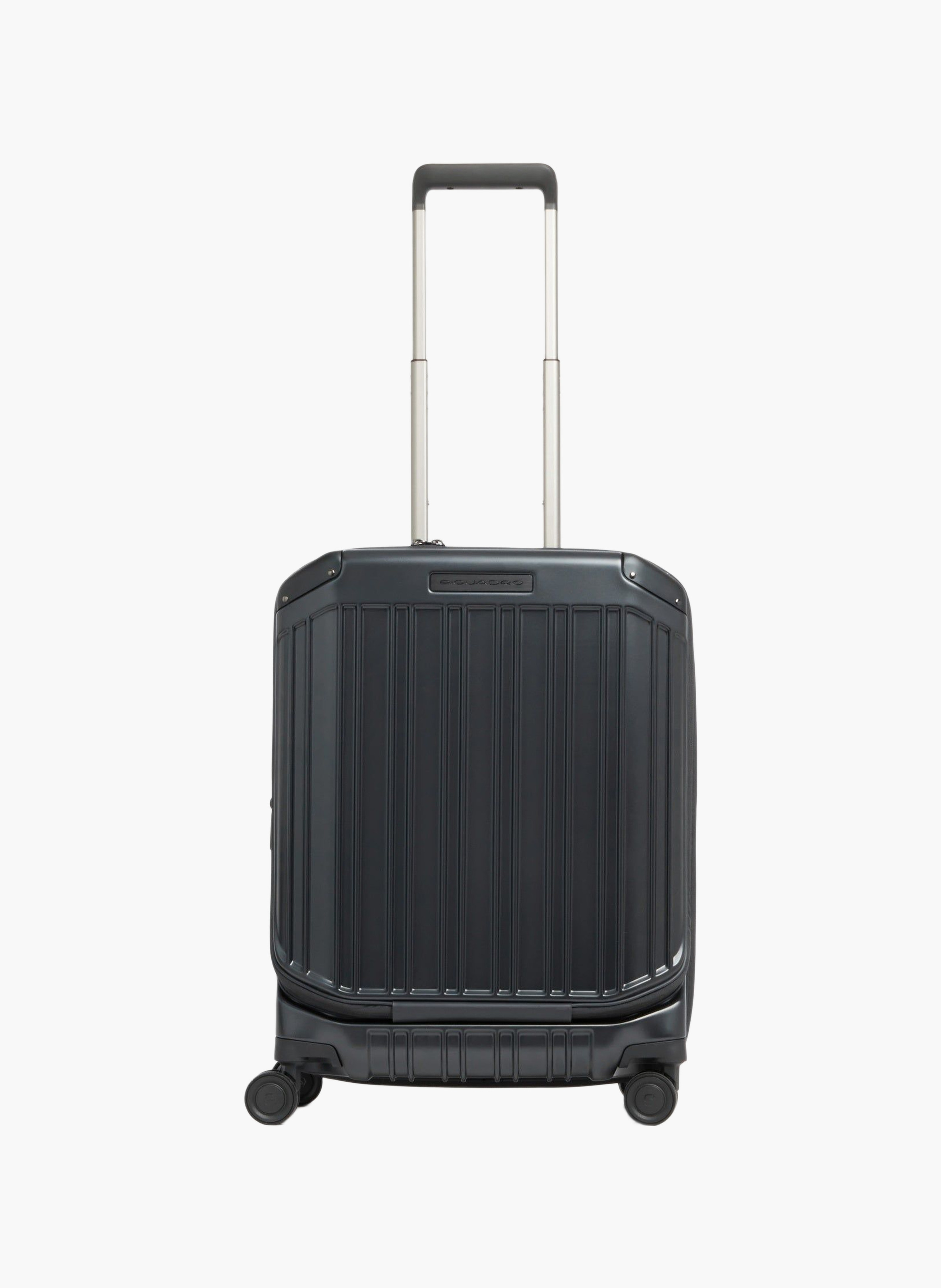Valise cabine pour ordinateur avec deux ouvertures PIQUADRO Noir