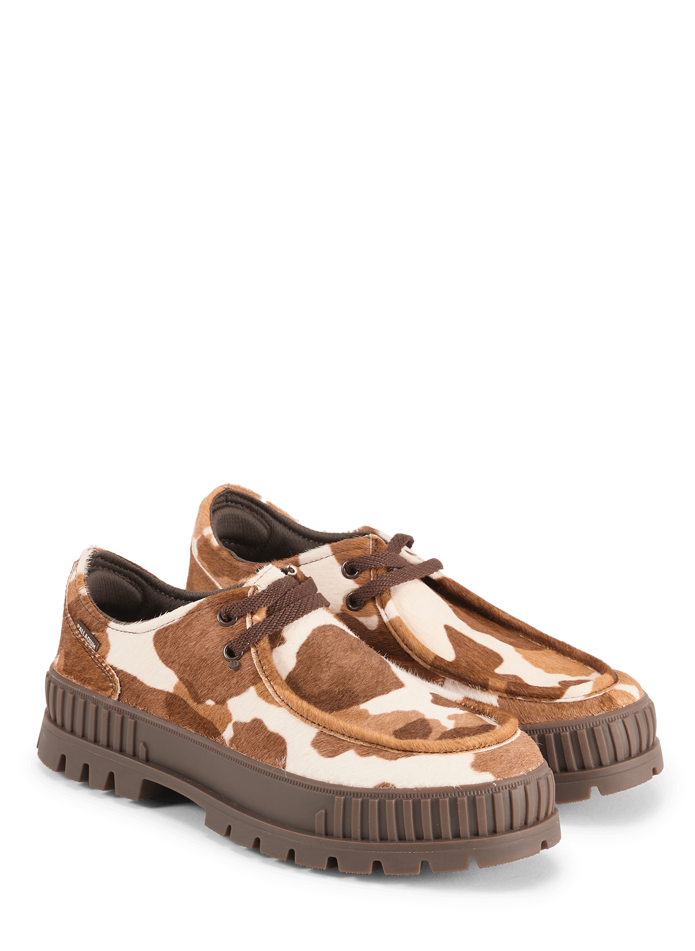 Pallashock Moc Wild derby shoes in pony leather PALLADIUM Multicolour