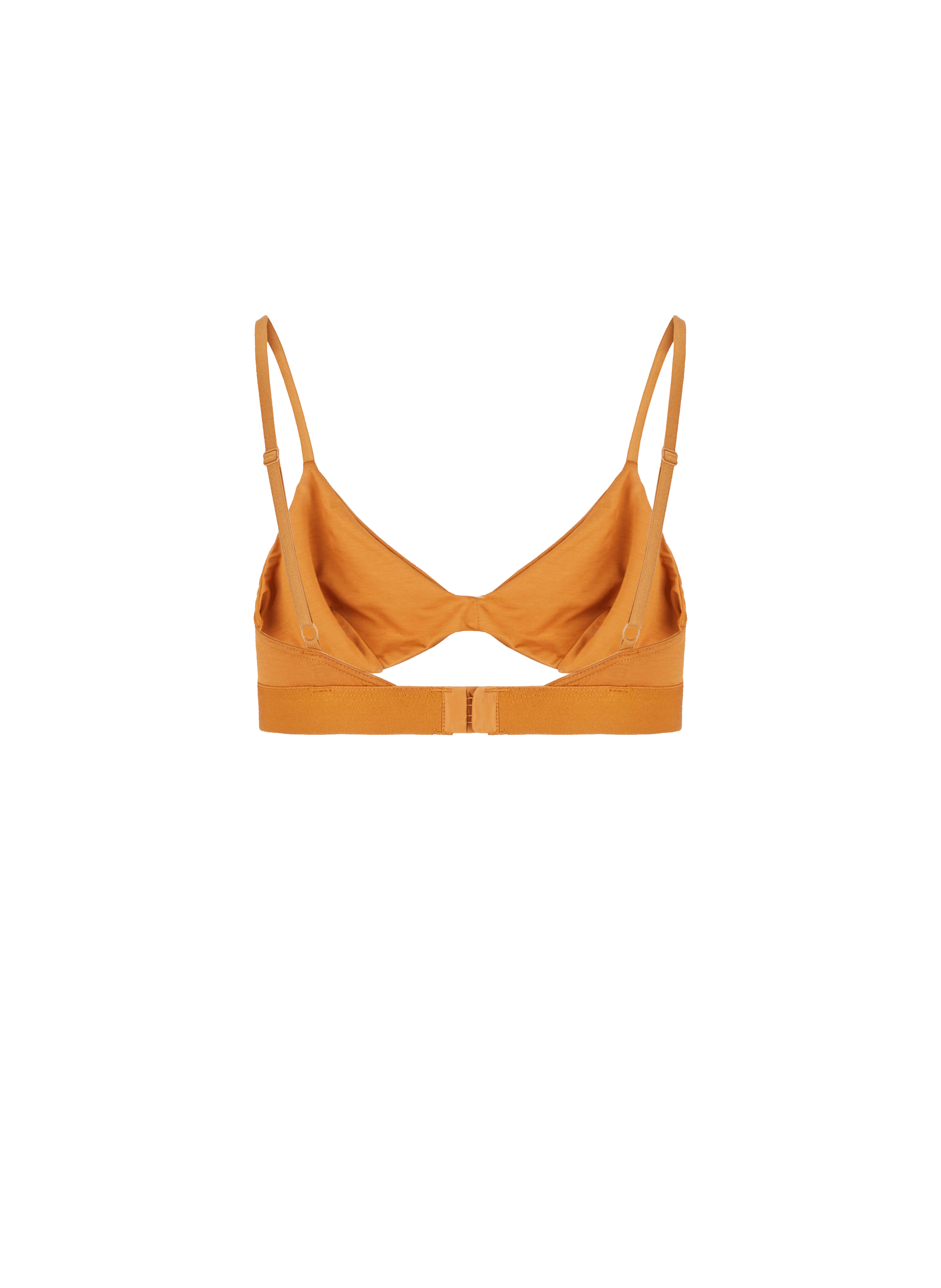 Brassière triangle en lyocell ORGANIC BASICS Orange
