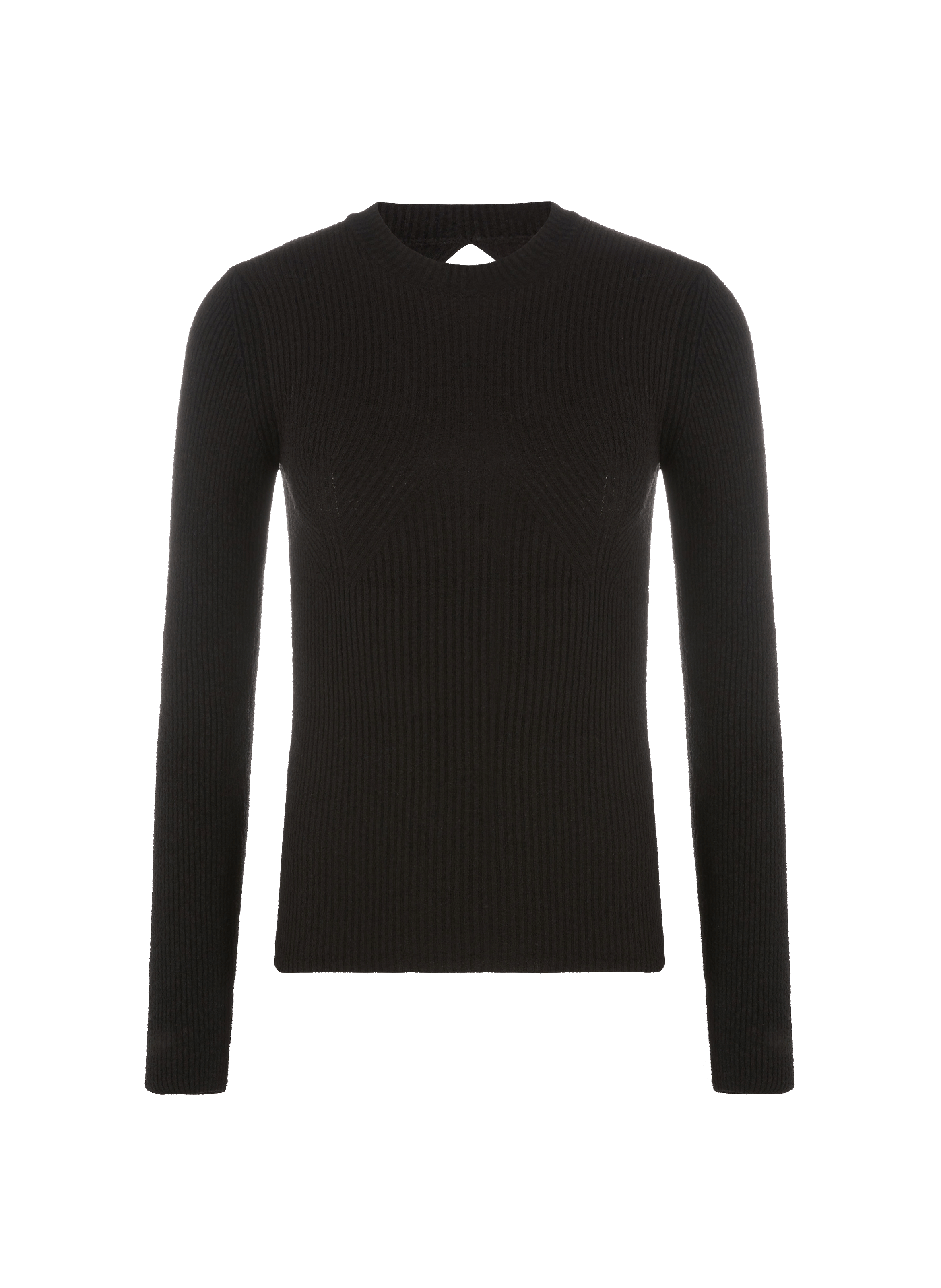 SAISON 1865 Pull cintré avec découpe dans le dos Noir