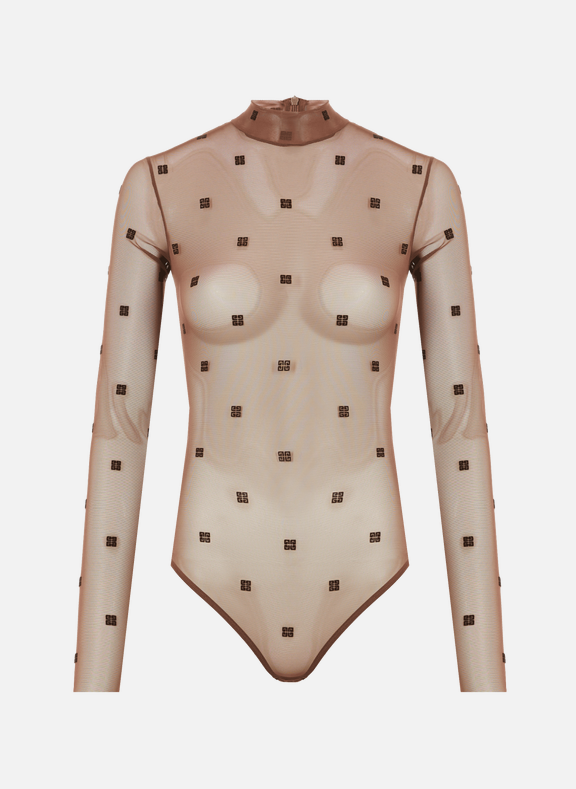 GIVENCHY Tulle body Brown