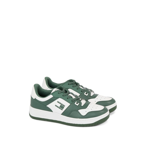 Baskets basses en cuir