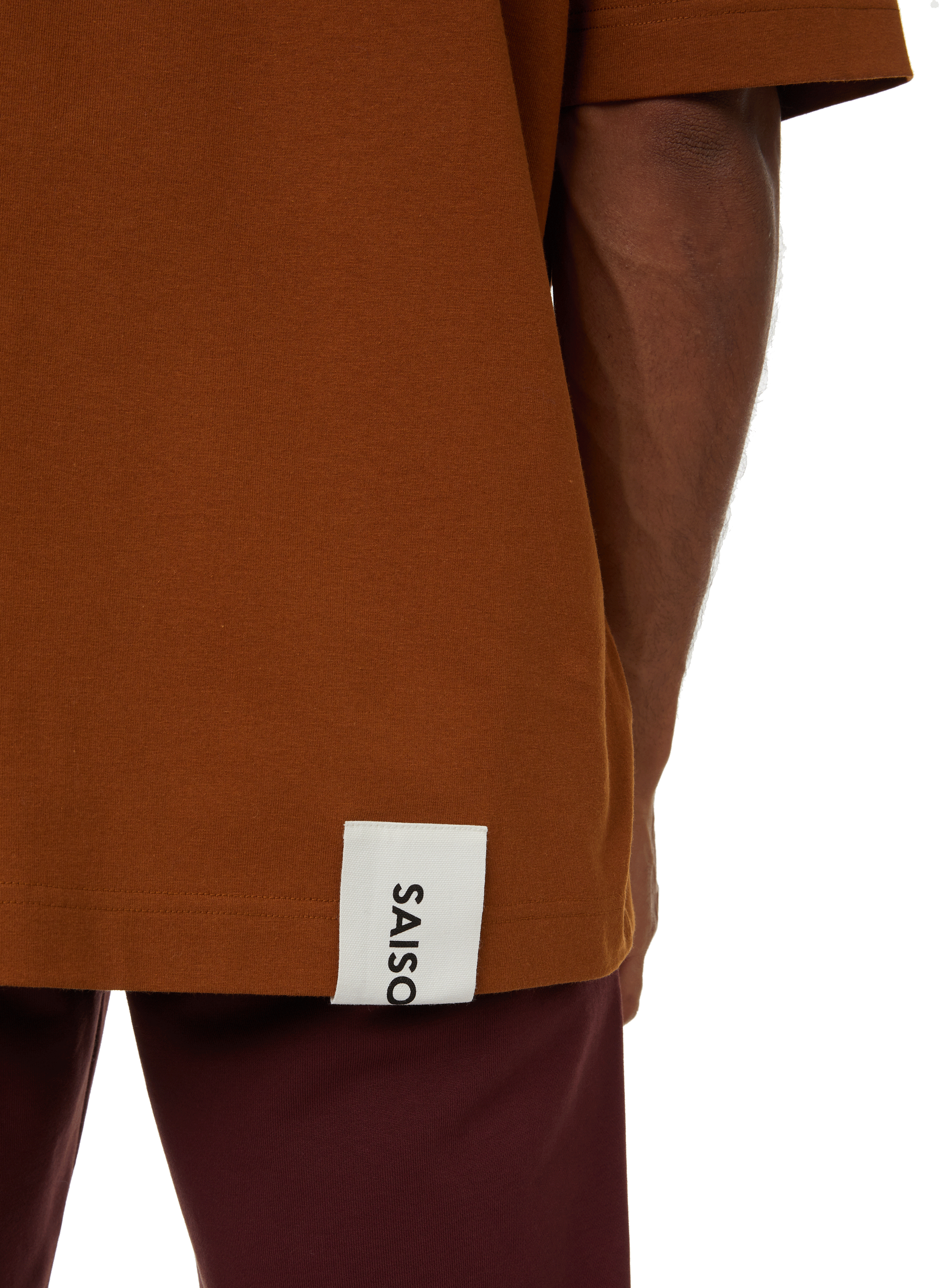 Oversized T-shirt SAISON 1865 Brown