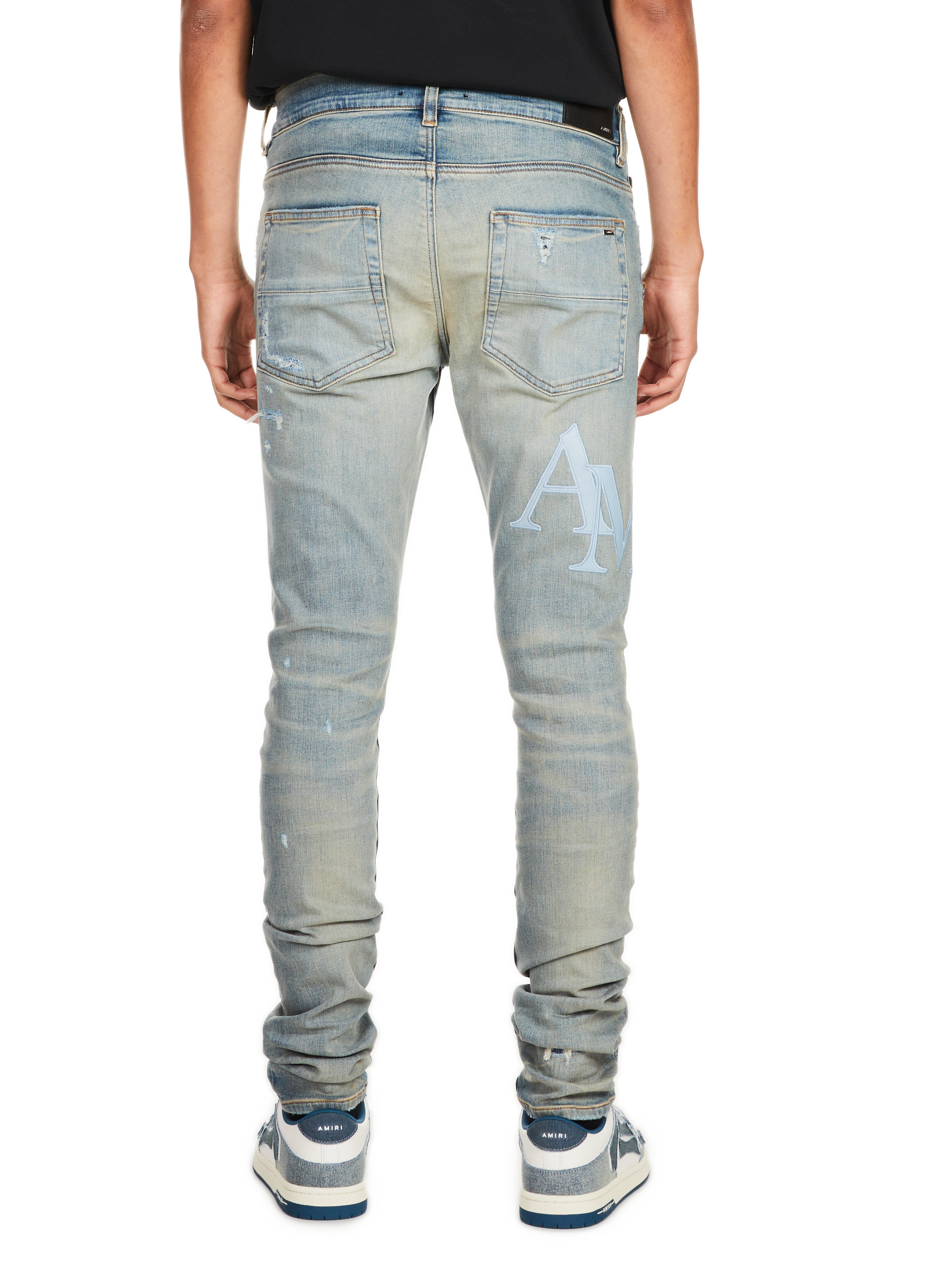 Oversized logo t-shirt AMIRI Black