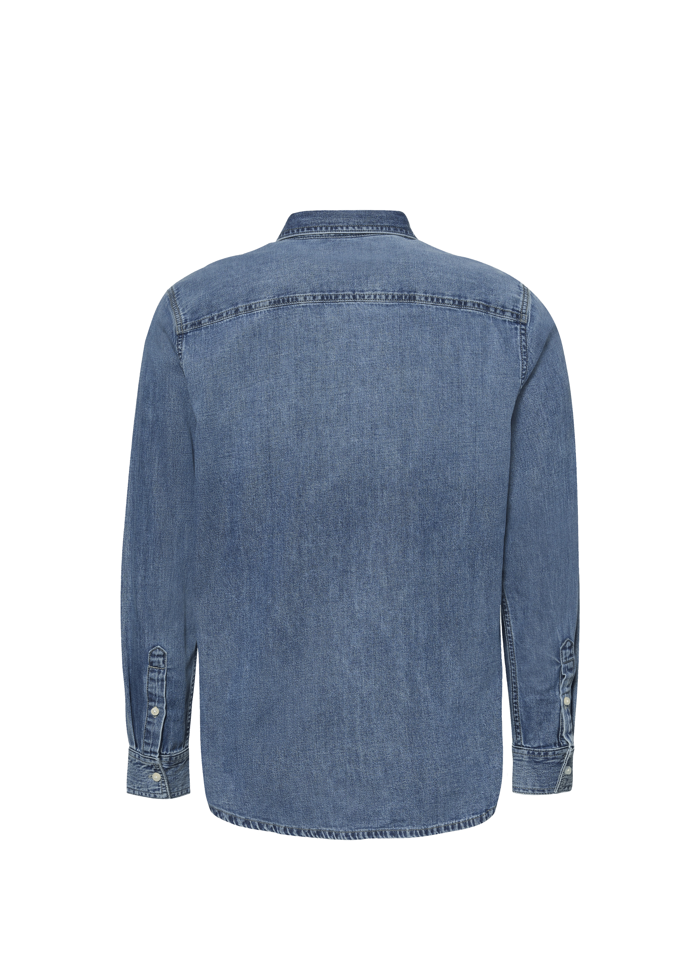Bleached denim Shirt CALVIN KLEIN Blue