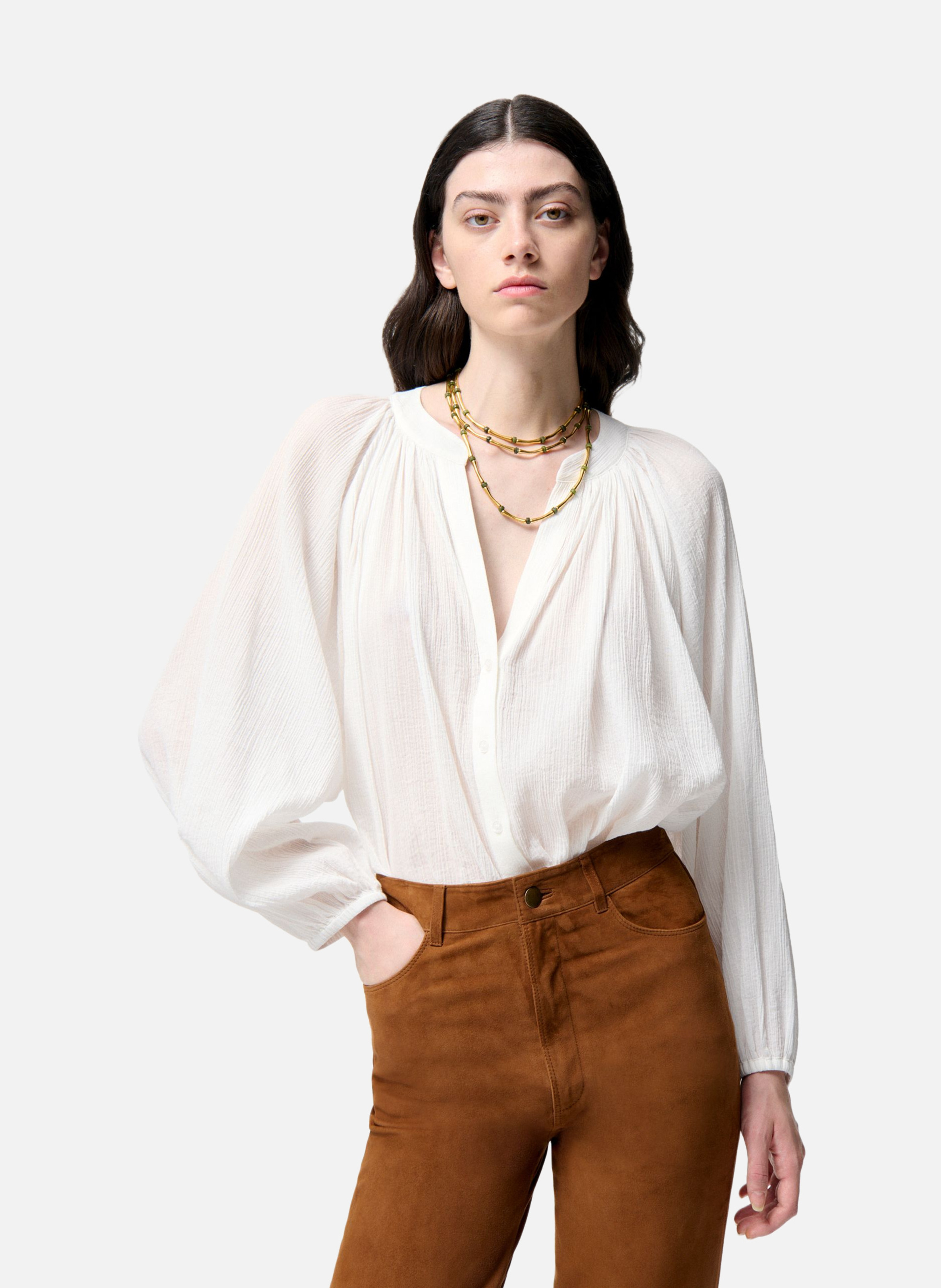 Blouse Edme VANESSA BRUNO Blanc