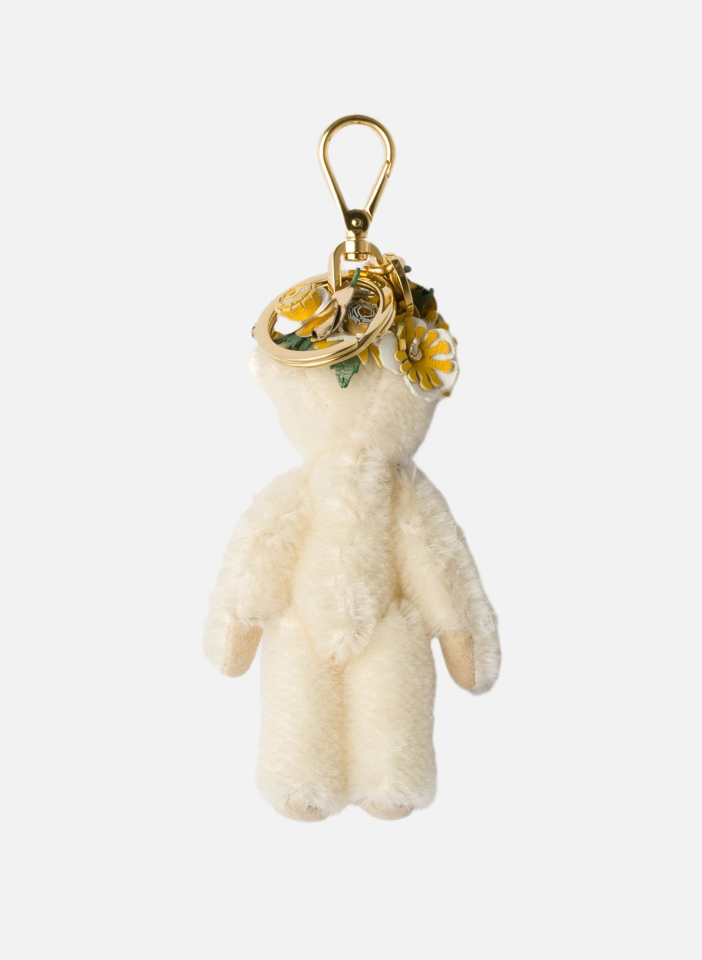 Charm porte-clés teddy PRADA Blanc