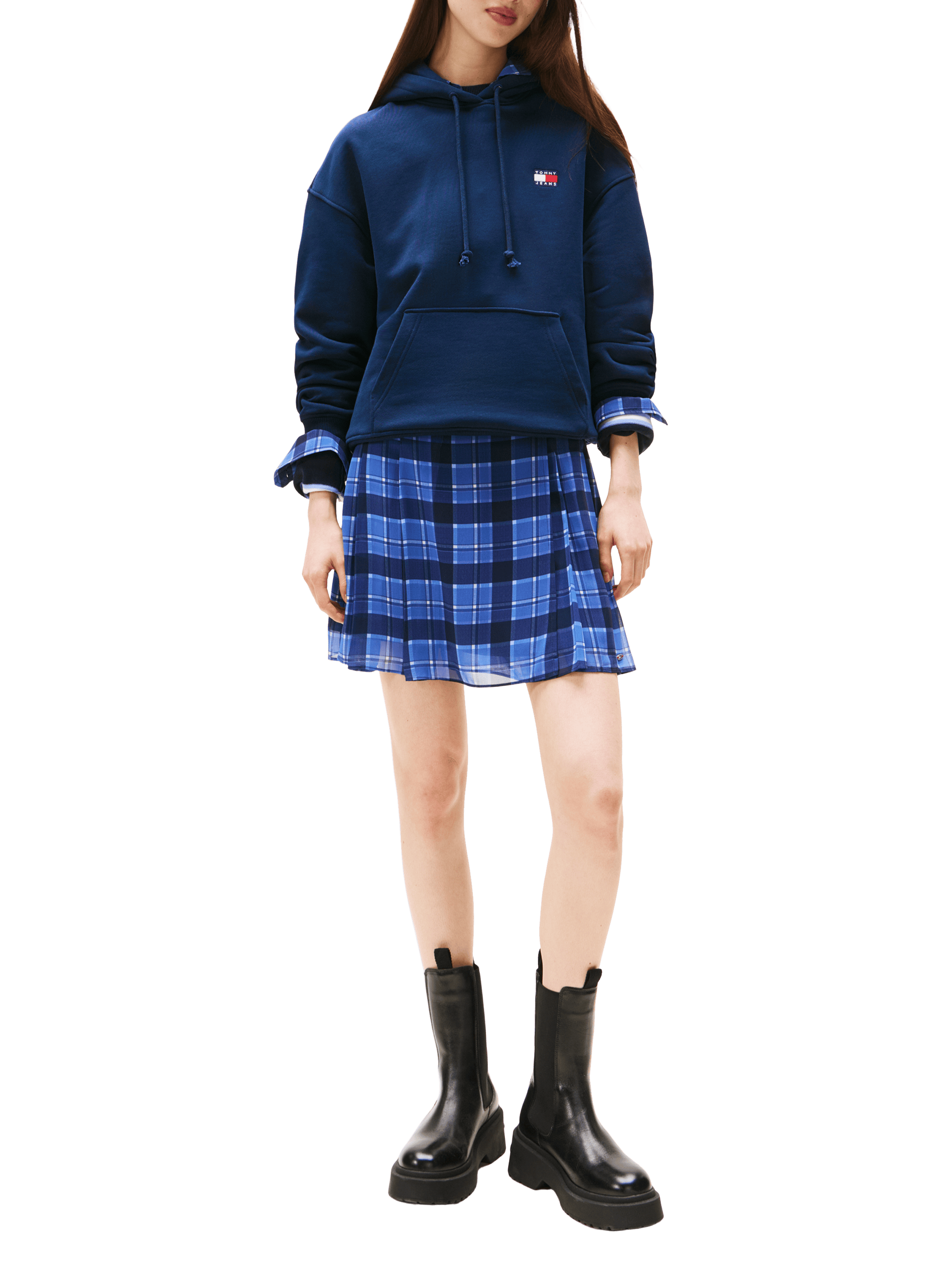 Cotton hoodie TOMMY HILFIGER Blue