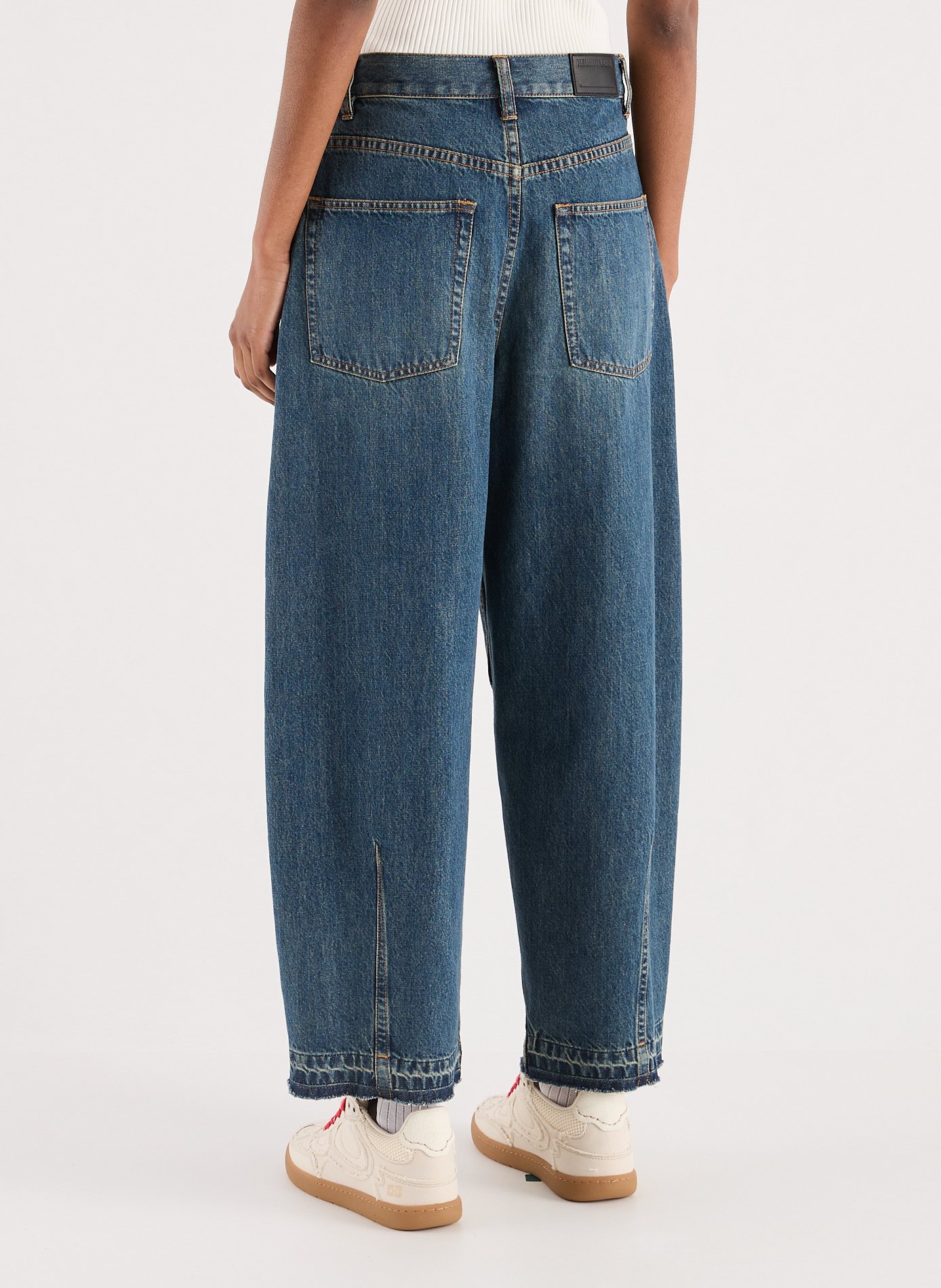 Cotton Cocoon Balloon Jeans HELMUT LANG Blue