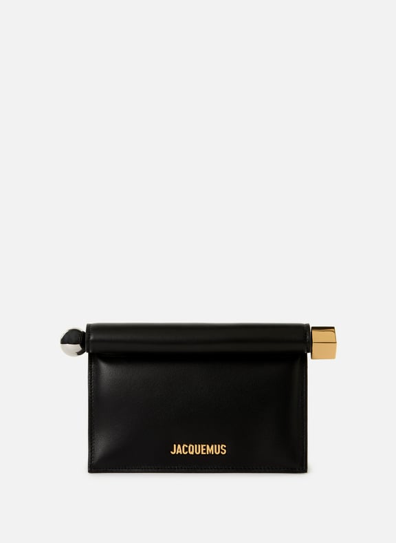 La Petite Pochette Rond Carré clutch Black by JACQUEMUS JACQUEMUS La Petite Pochette Rond Carré clutch Black