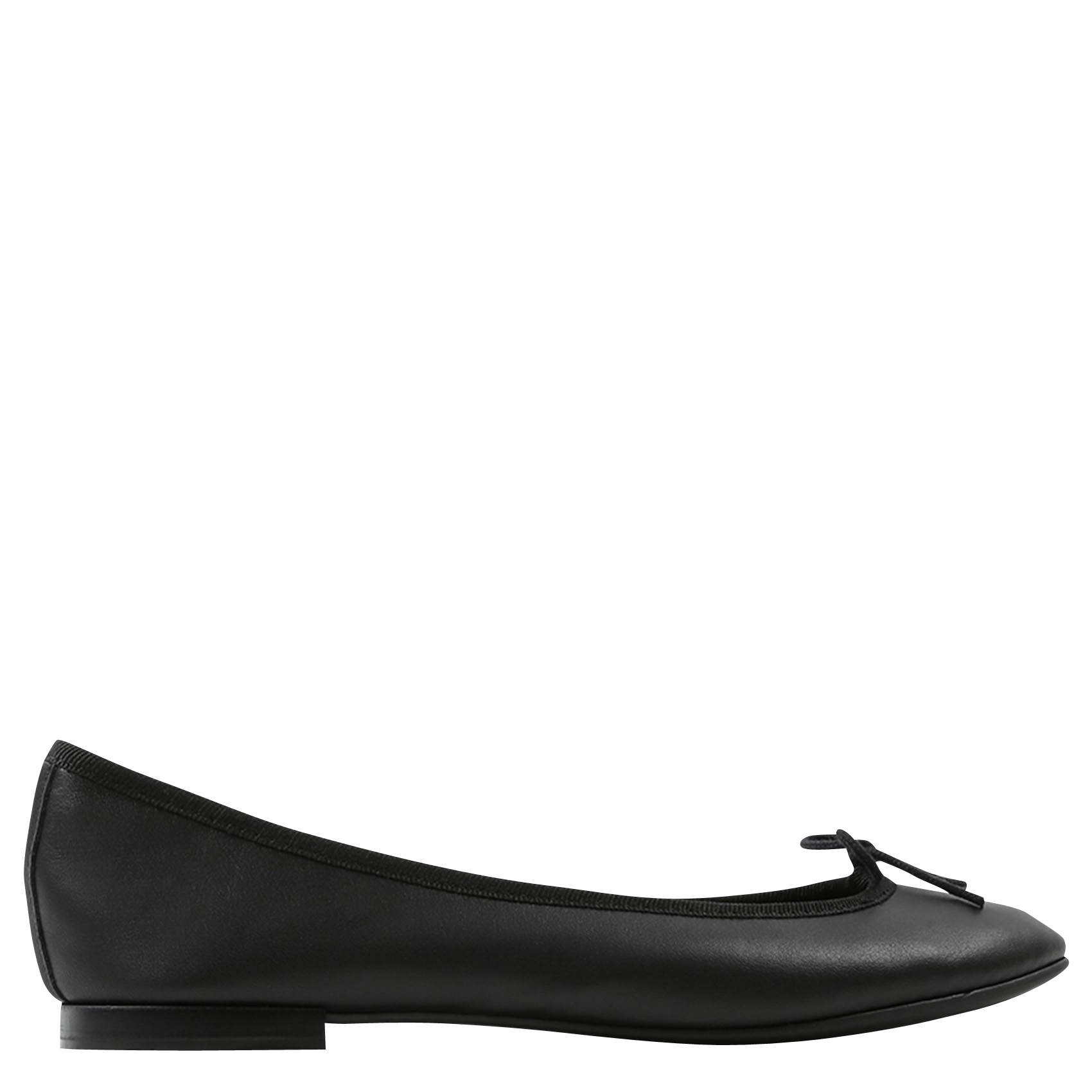 Ballerines en cuir cendrillon REPETTO Noir