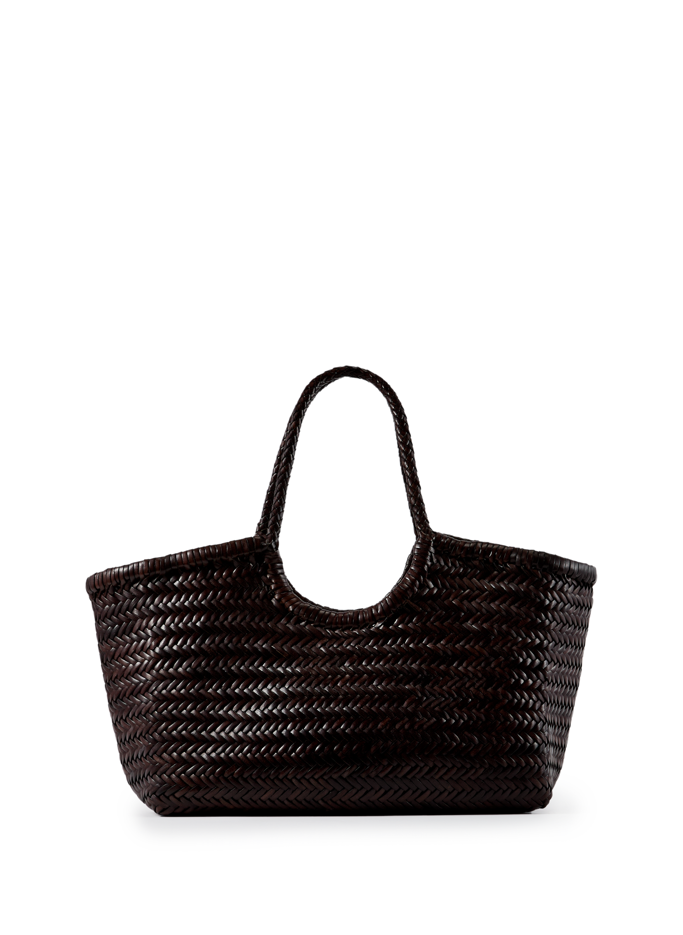 DRAGON DIFFUSION Sac cabas en cuir  Marron