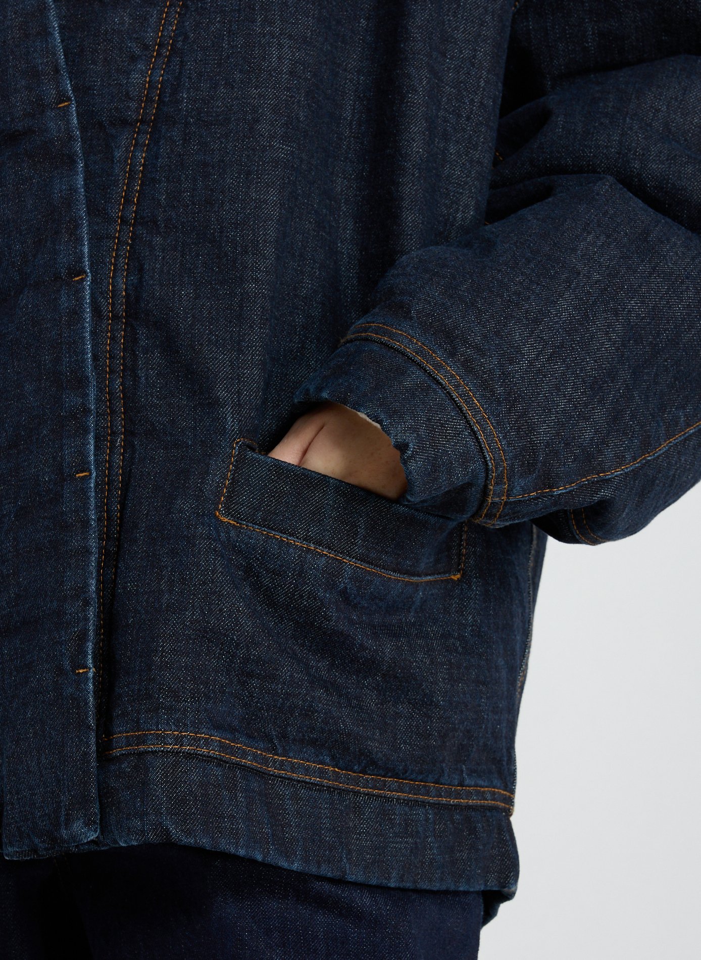 Veste large encolure V JACQUEMUS Bleu