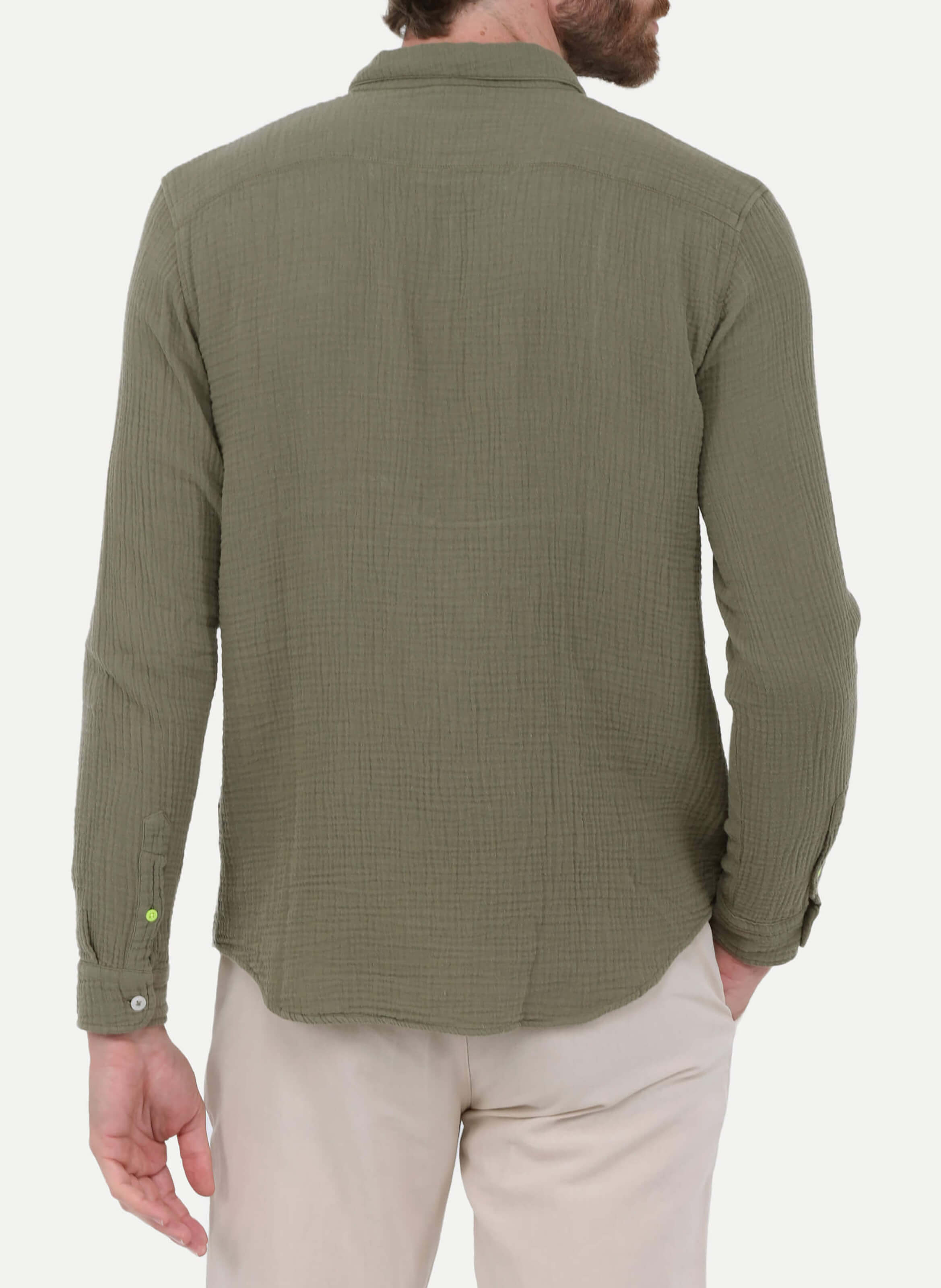 Chemise  en gaze de coton GILI'S Vert
