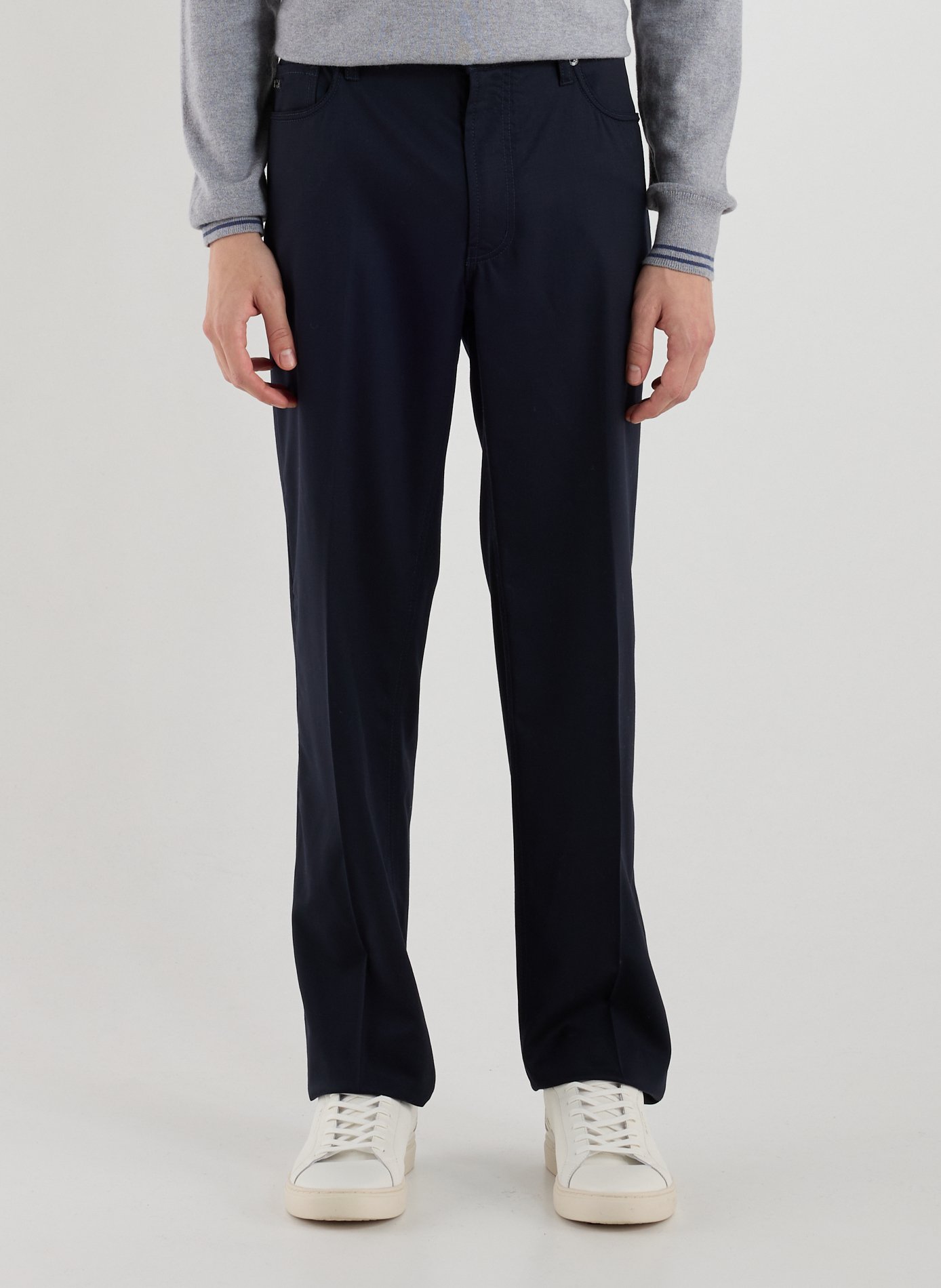 EMPORIO ARMANI Pantalon droit Bleu