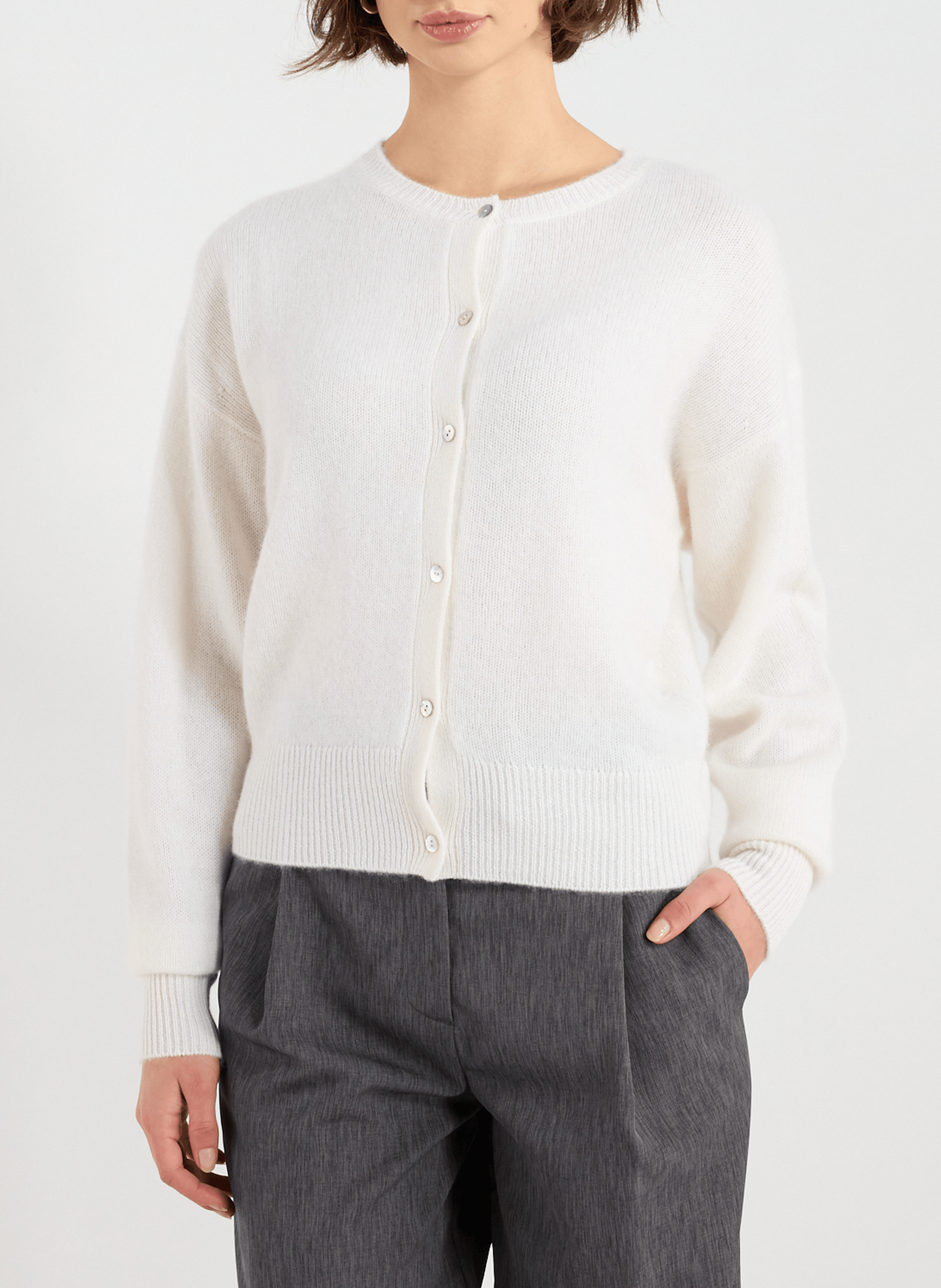 ALMADA Cardigan en cachemire  Beige